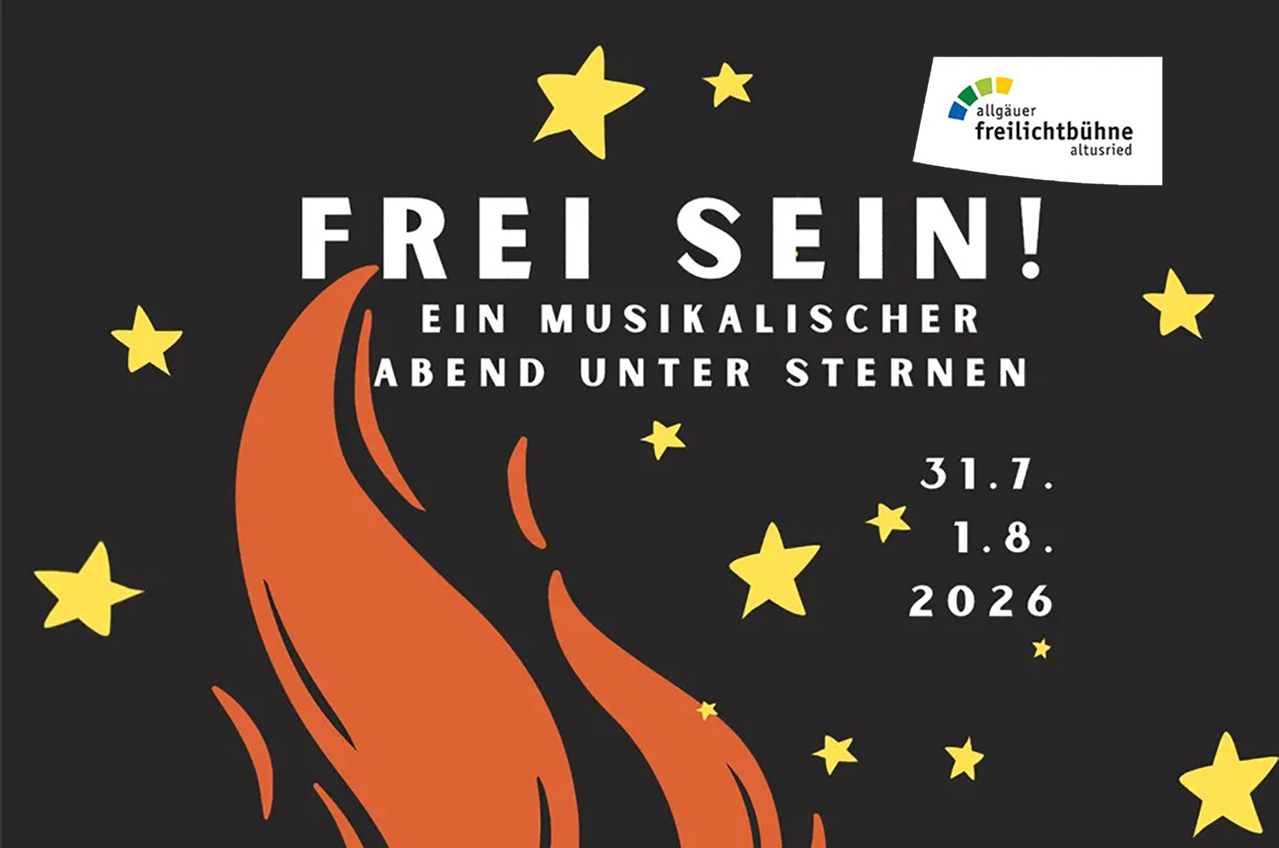 Hotels und Ferienwohnungen im Oberallgäu - Wetter: bei jedem Wetter - Kempten und Umgebung - FREI SEIN - Open-Air-Musical auf der Allgäuer Freilichtbühne - FREI SEIN - Open-Air-Musical auf der Allgäuer Freilichtbühne
