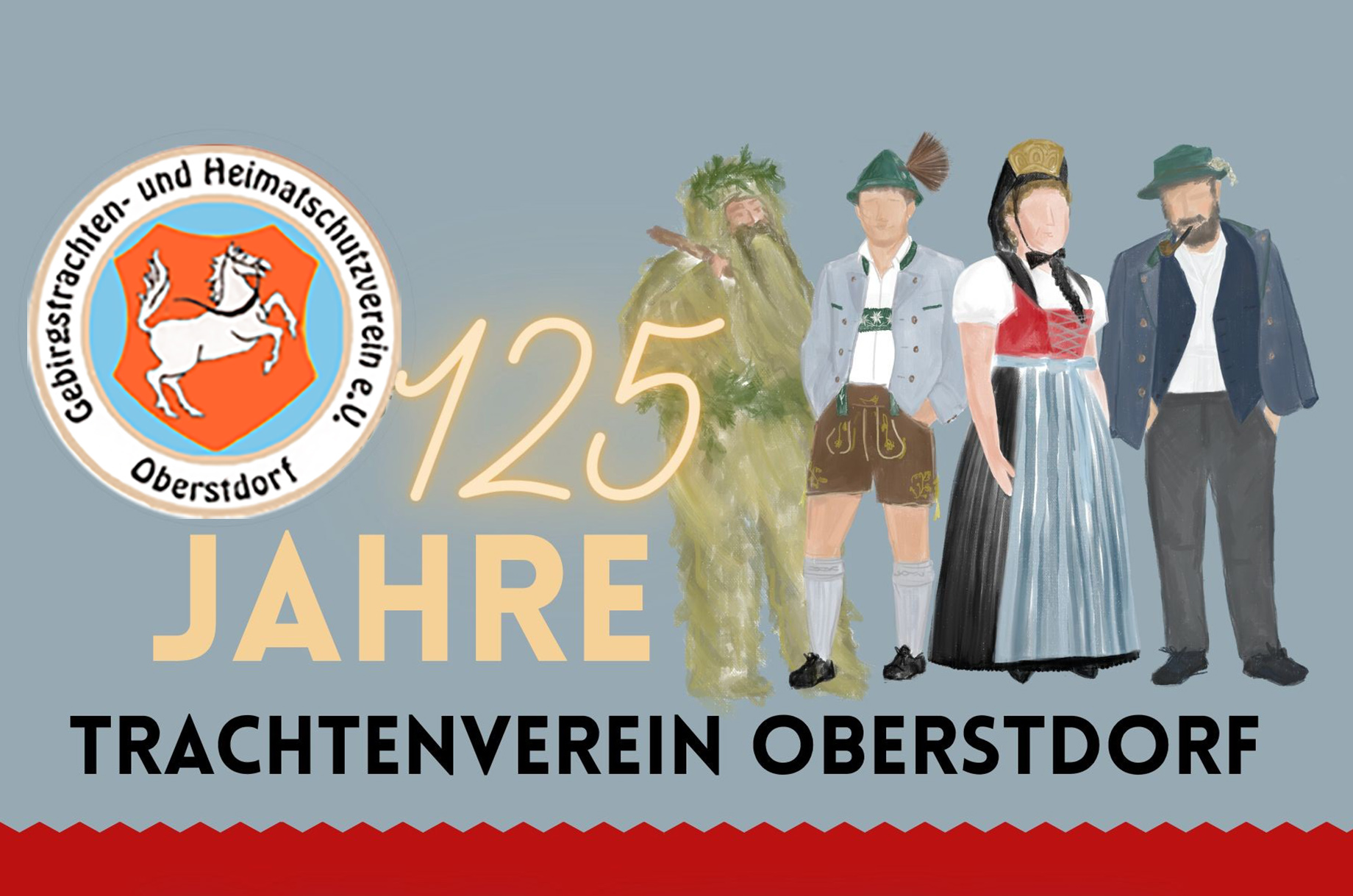 Hotels und Ferienwohnungen im Oberallgäu - Kinder & Familie: Kindergerichte - 125-jähriges Trachtenjubiläum des Trachtenvereins Oberstdorf - 125-jähriges Jubiläum des Trachtenvereins Oberstdorf