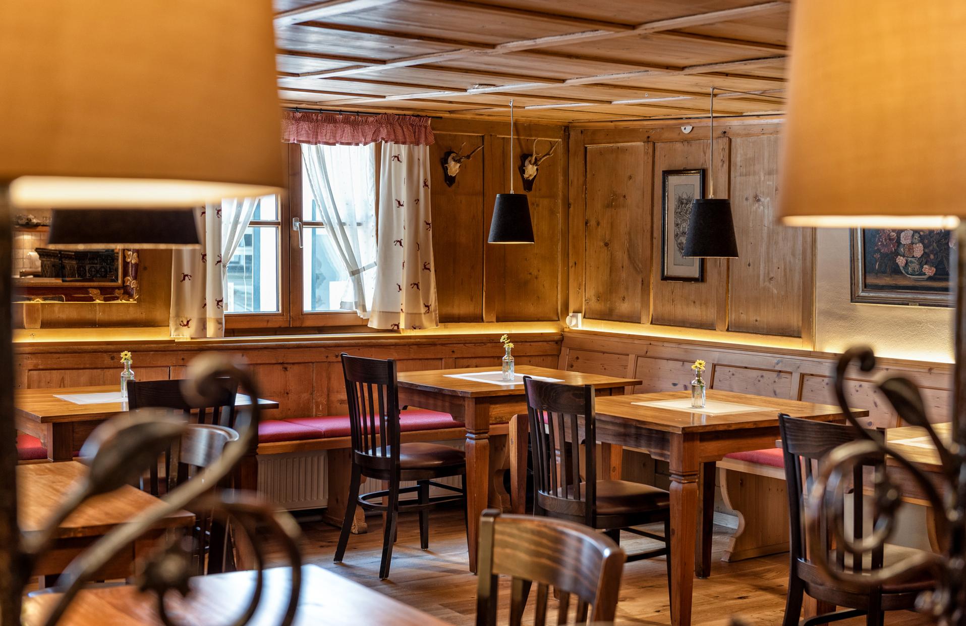 Restaurants im Oberallgäu: Die Hirsch Stubn im Hotel Hirsch in Oberstaufen - Die Hirsch Stubn im Hotel Hirsch in Oberstaufen