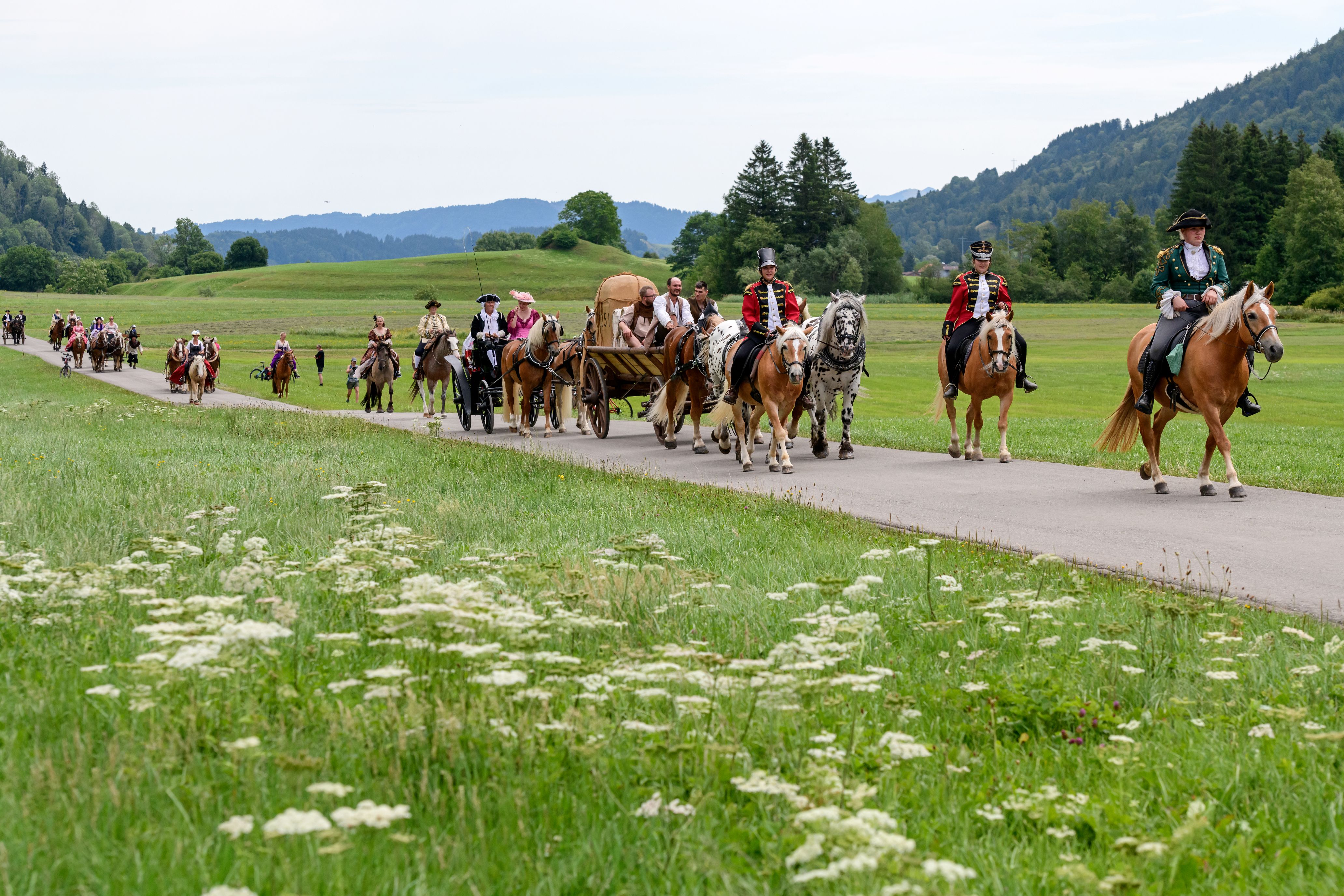 Veranstaltungen im Oberallgäu: Historischer Salzzug von Immenstadt über Oberstaufen nach Simmerberg - Historischer Salzzug durch das Allgäu am 11.07.2026
