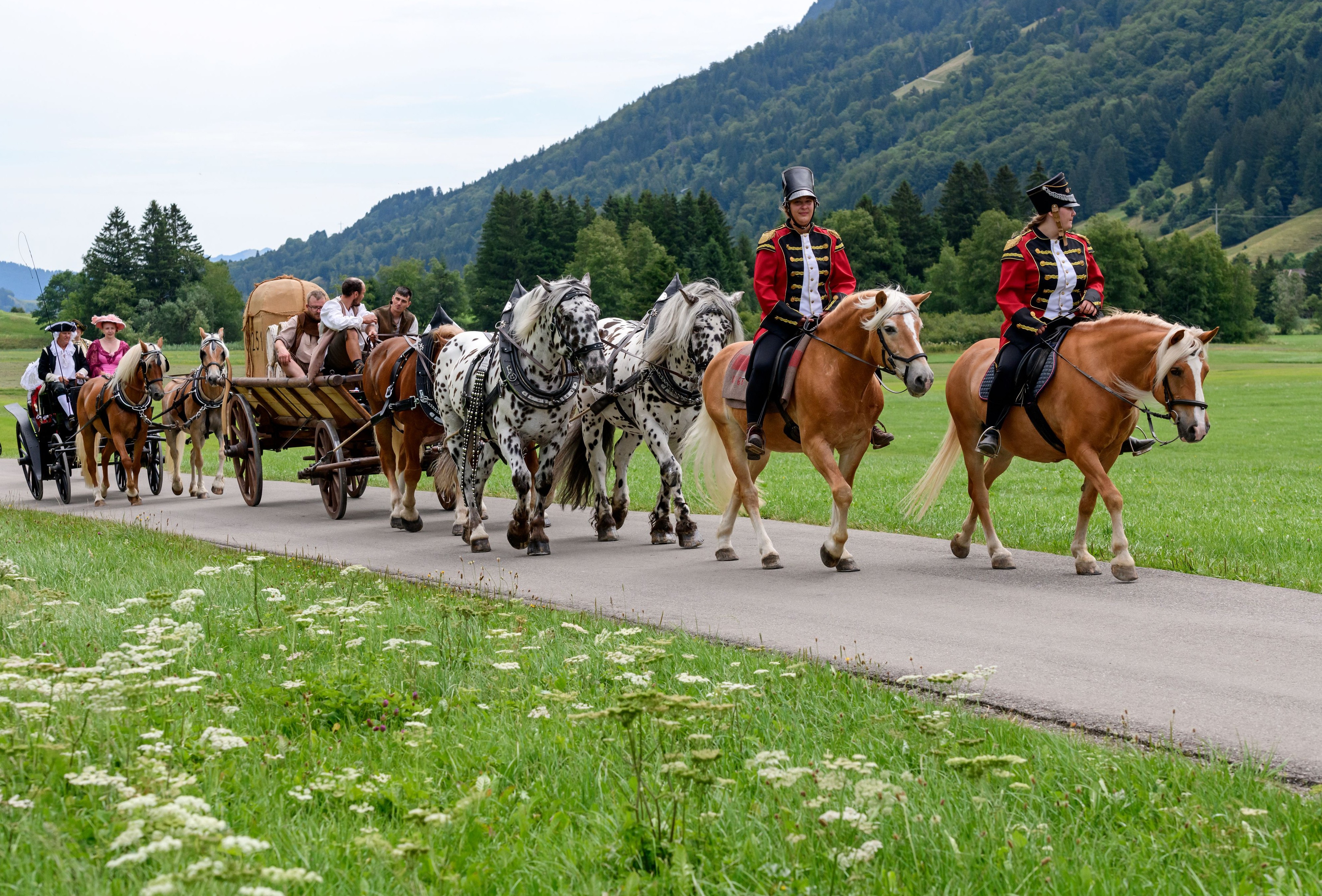 Veranstaltungen im Oberallgäu: Historischer Salzzug von Immenstadt über Oberstaufen nach Simmerberg - Historischer Salzzug durch das Allgäu am 11.07.2026
