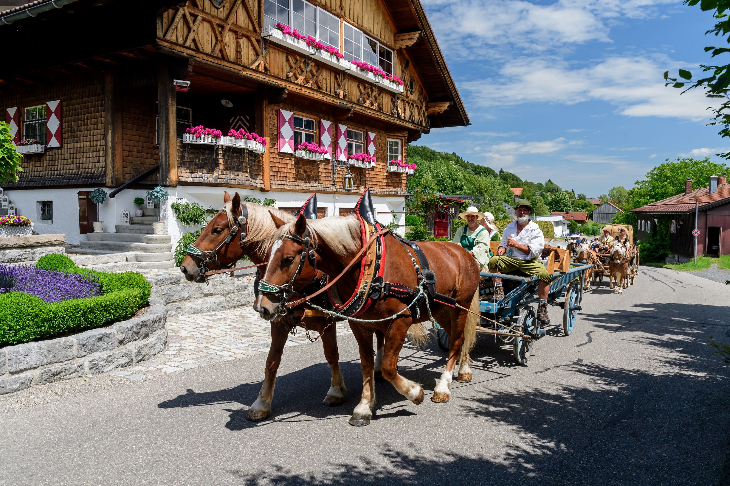 Veranstaltungen im Oberallgäu: Historischer Salzzug von Immenstadt über Oberstaufen nach Simmerberg - Historischer Salzzug durch das Allgäu am 11.07.2026
