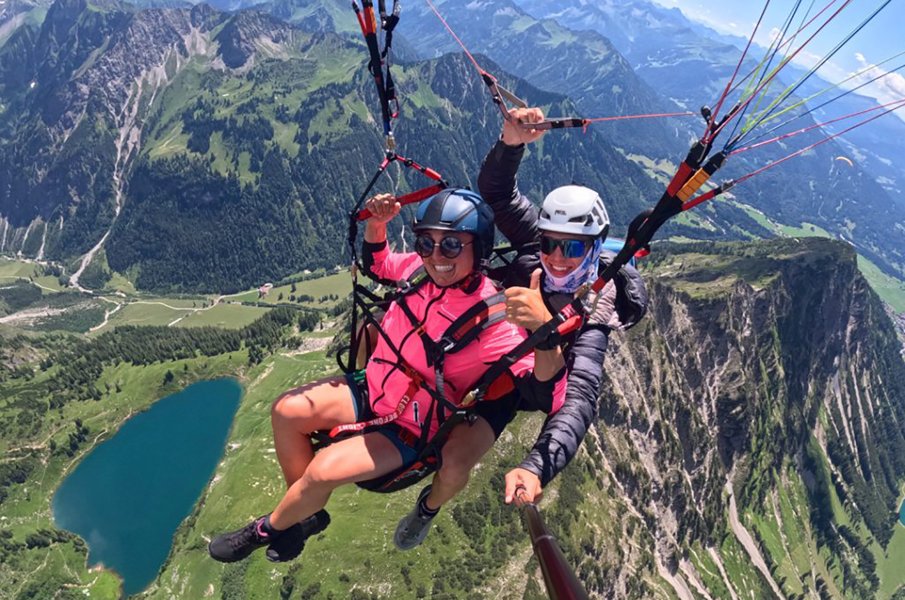 Hotels und Ferienwohnungen im Oberallgäu - Wetter: bei schönem Wetter - Deutschland - Erlebe die 3. Dimension - beim Tandemfliegen mit HochHinaus im Allgäu - Erlebe die 3. Dimension - beim Tandemfliegen im Allgäu