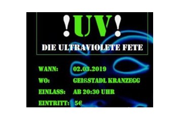Veranstaltungen im Oberallgäu: !UV! - Die ultraviolete Fete