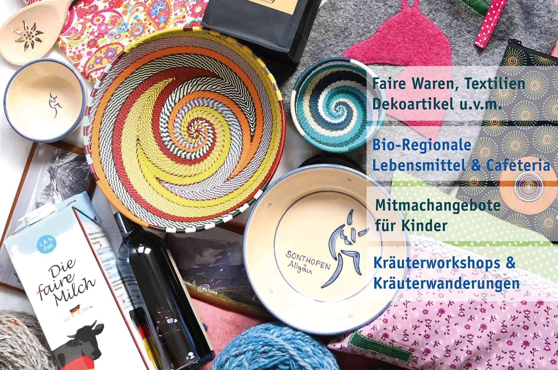 Hotels und Ferienwohnungen im Oberallgäu - Sonthofen - Bio-Regional-Fairer Markt in Sonthofen im Allgäu - Bio-Regional-Fairer Markt am 18.04.2026 in Sonthofen
