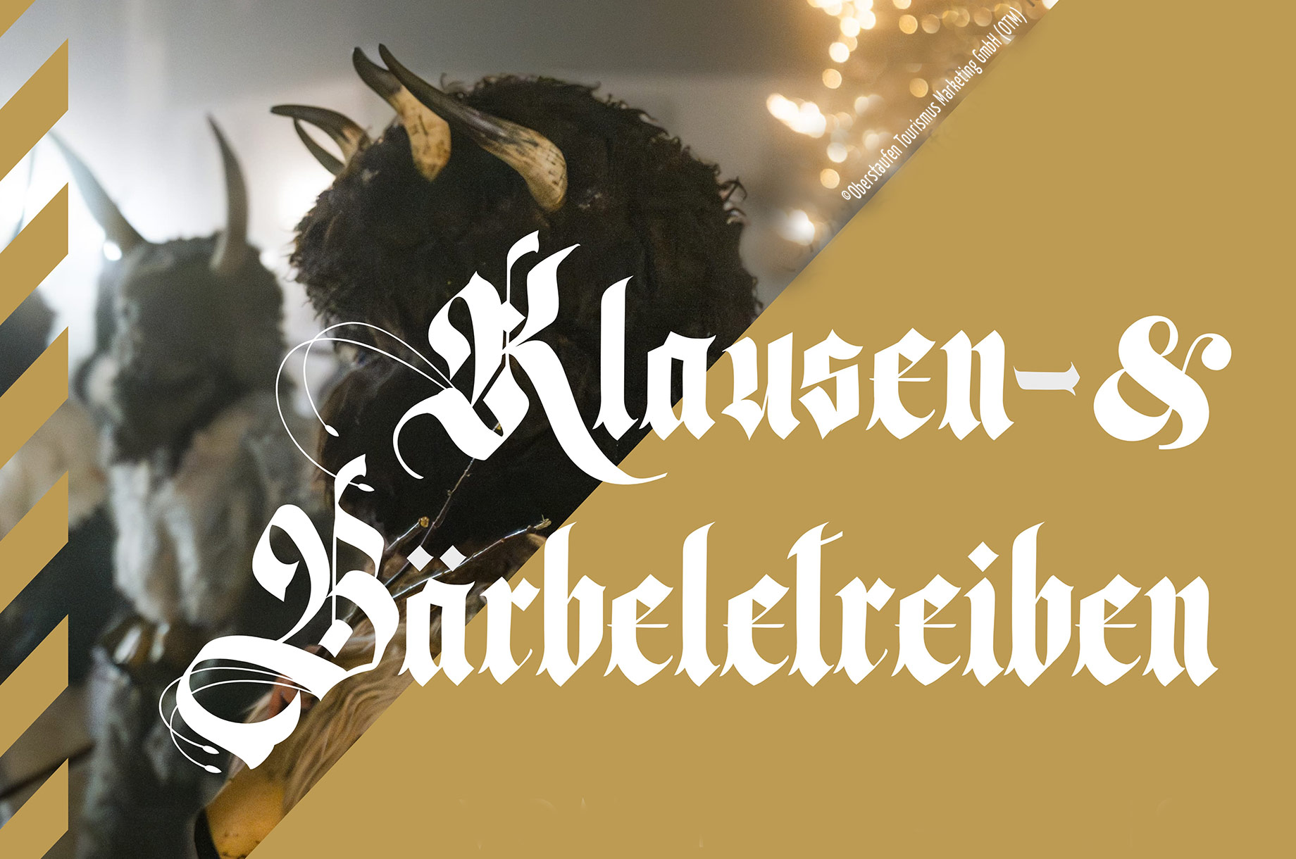 Veranstaltungen im Oberallgäu: Bärbele- & Klausentreiben mit (Vor-) Weihnachtsmarkt in Oberstaufen - Bärbele- & Klausentreiben in Oberstaufen