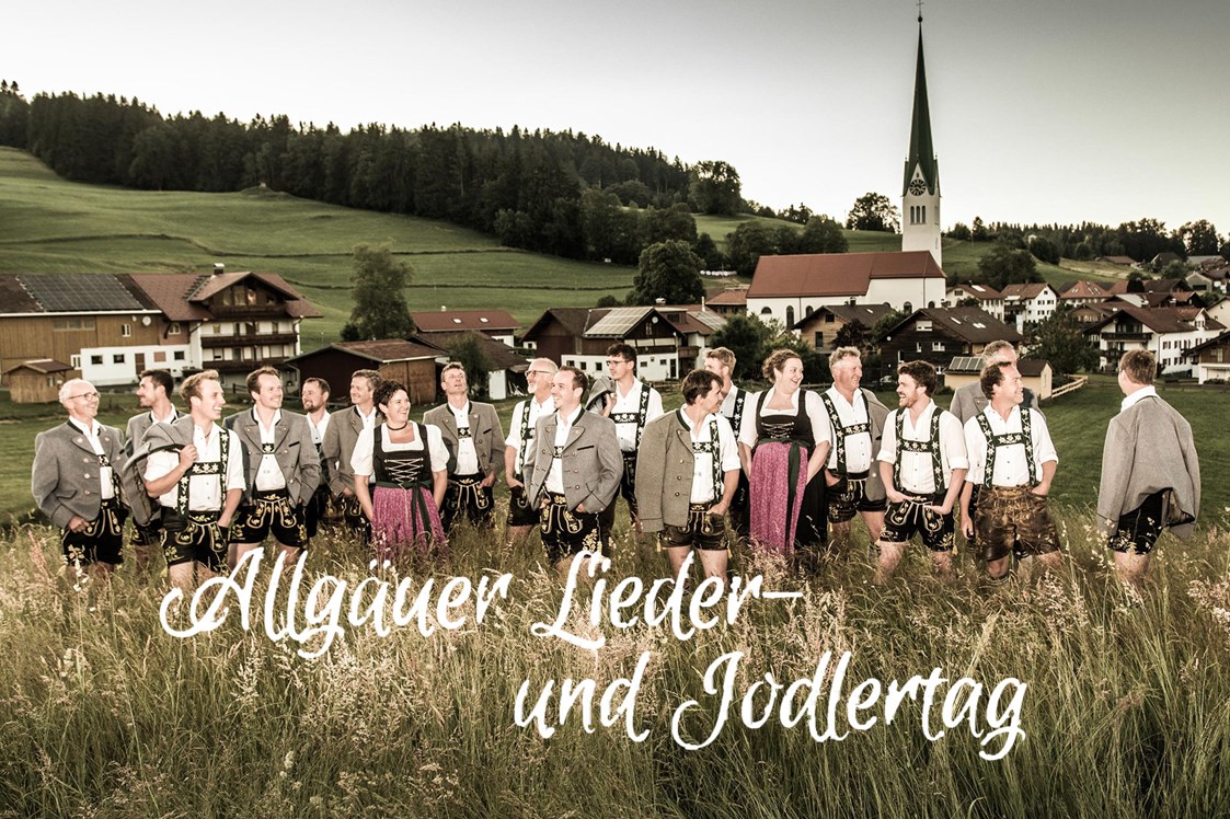Veranstaltungen im Oberallgäu: Allgäuer Lieder- und Jodlertag

JODLER VORDERBURG
 - Allgäuer Lieder- und Jodlertag 2024