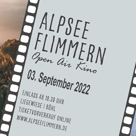 Veranstaltungen im Oberallgäu: Alpseeflimmern - Open Air Kino in Immenstadt Bühl am Großen Alpsee - Alpseeflimmern - Open Air Kino in Immenstadt - Bühl