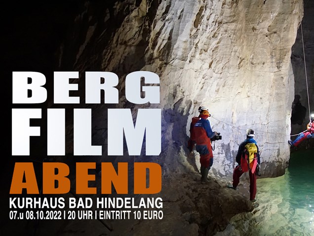 veranstaltung: Bergfilmabend mit u.a. "Hölloch - Abenteuer in der Unterwelt"