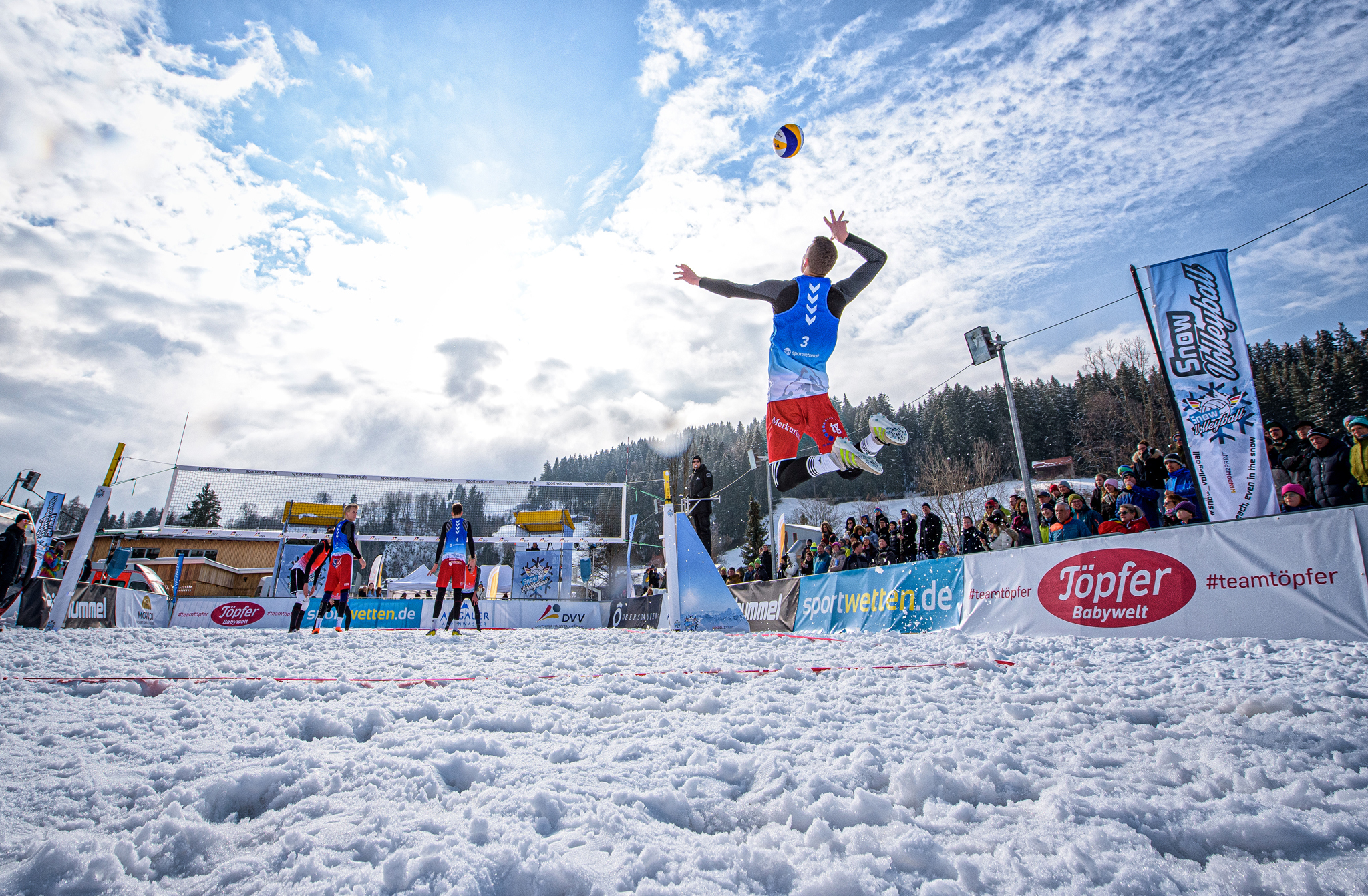 Veranstaltungen im Oberallgäu: Snow-Volleyball in Oberstaufen - Deutsche Meisterschaften - Snow-Volleyball Oberstaufen - Deutsche Meisterschaften