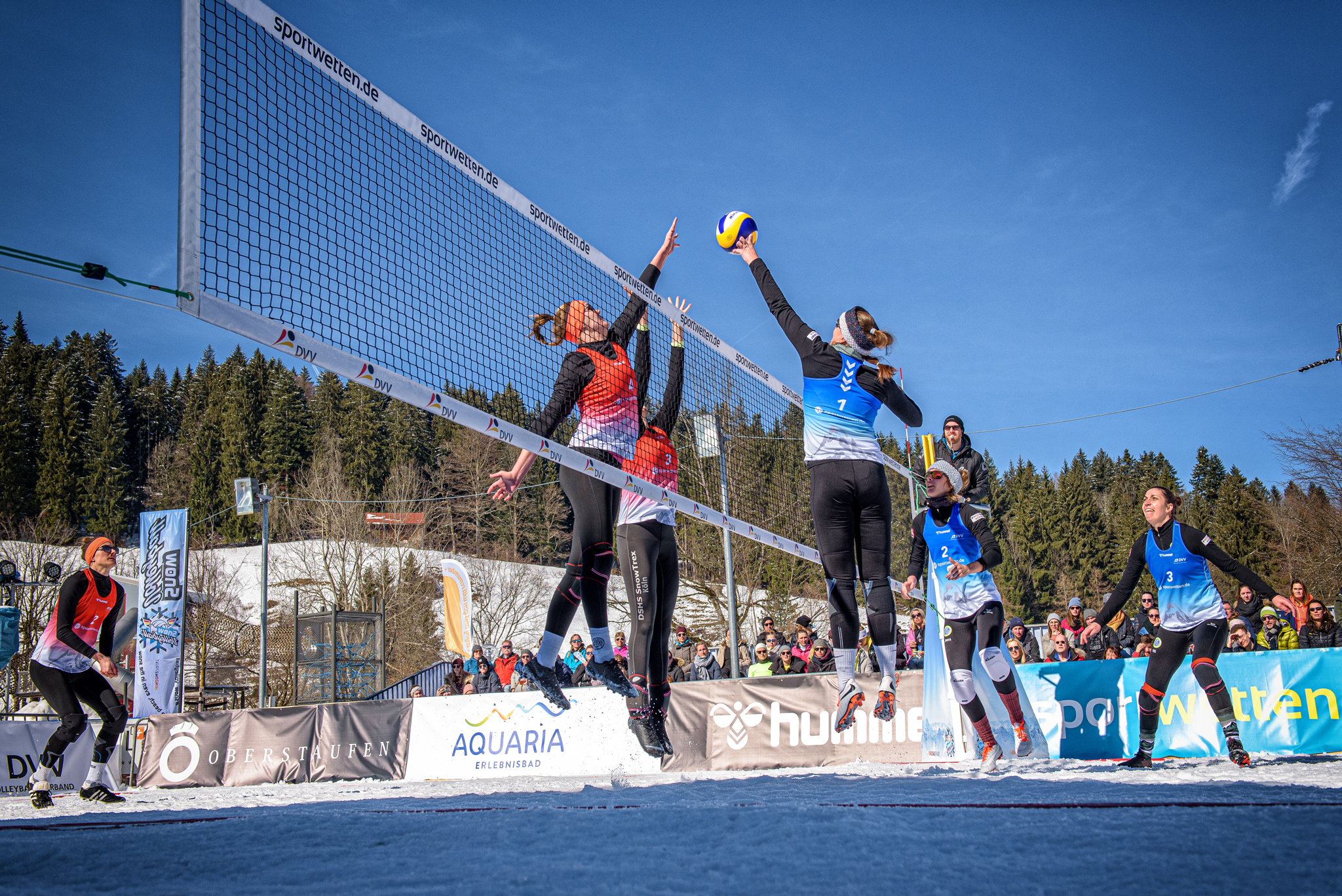 Hotels und Ferienwohnungen im Oberallgäu - Deutsche Meisterschaften im Snow-Volleyball in Oberstaufen - Snow-Volleyball Oberstaufen - Deutsche Meisterschaften
