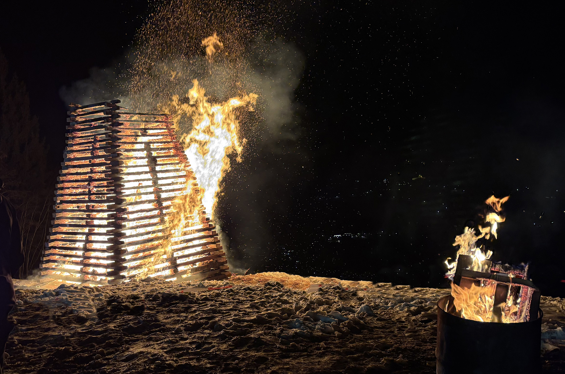 Veranstaltungen im Oberallgäu: Funkensonntag mit Funkenfeuer im Allgäu - Funkensonntag im Oberallgäu und dem Allgäu drumherum