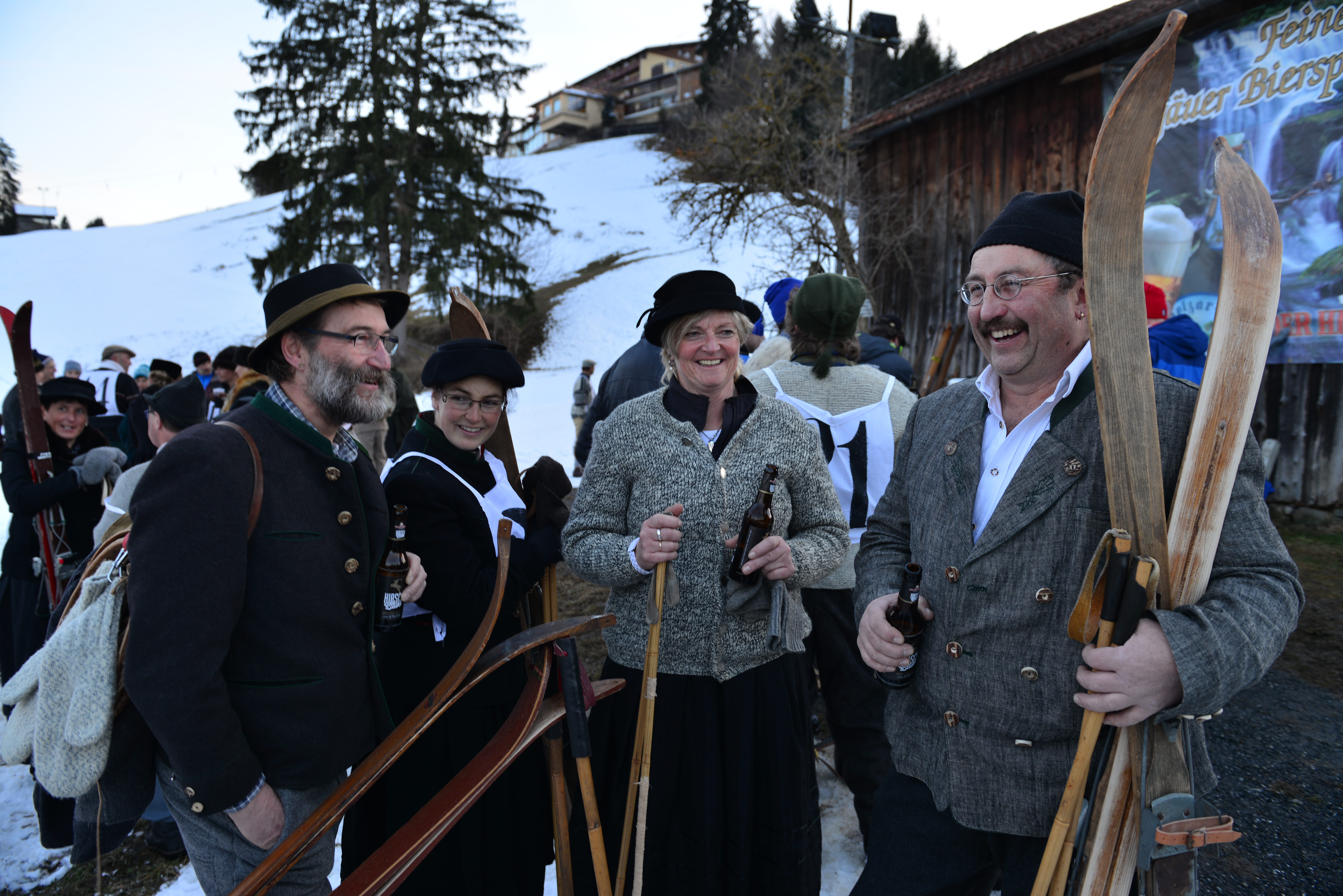 Veranstaltungen im Oberallgäu: Historisches Skirennen in Fischen im Allgäu - Historisches Skirennen 2023 am Stinesser in Fischen