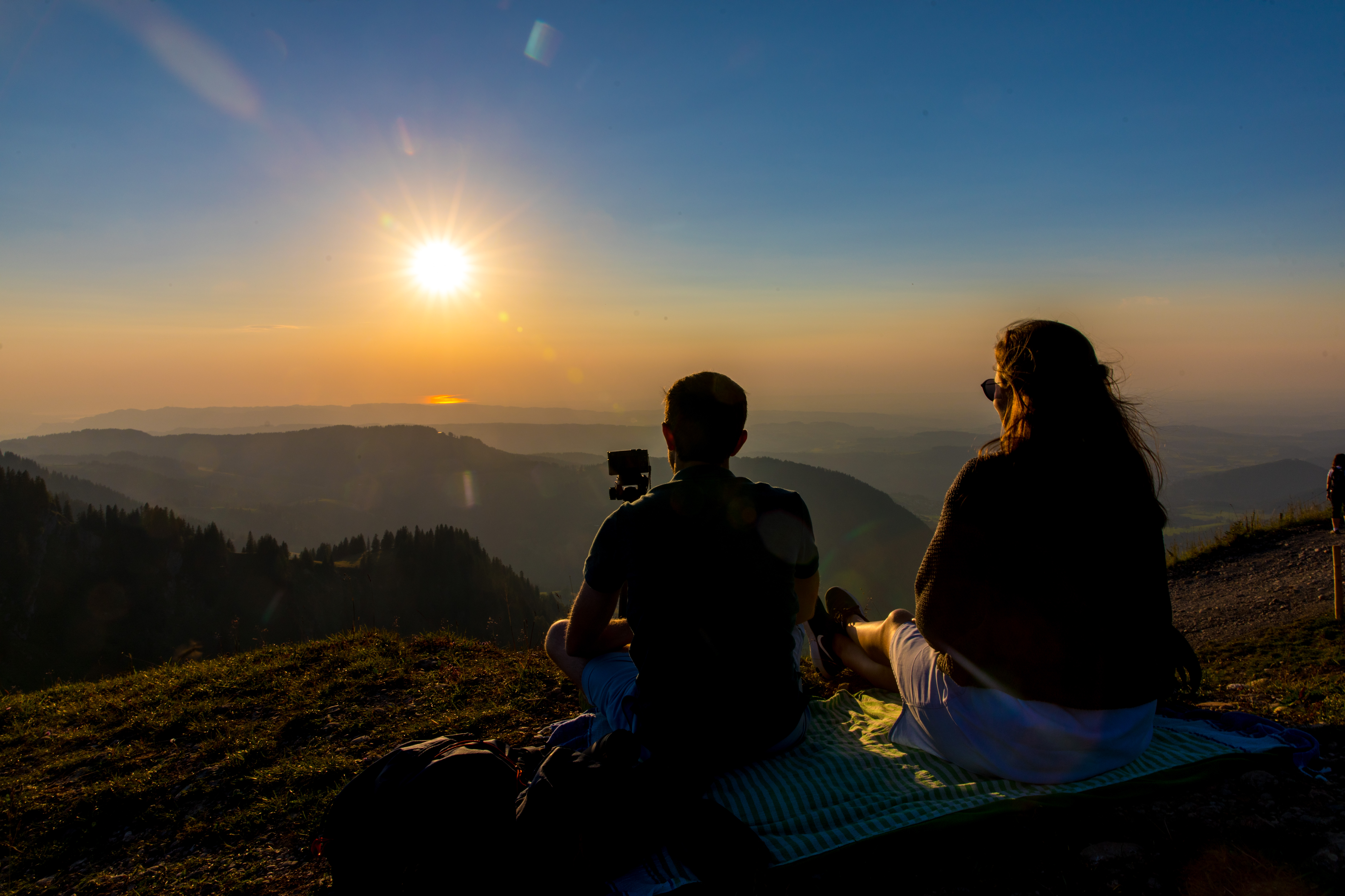 Hotels und Ferienwohnungen im Oberallgäu - Oberallgäu - Sonnenuntergangsfahrt mit Berggottesdienst am Hochgrat - Sonnenuntergangsfahrt am Hochgrat mit Berggottesdienst