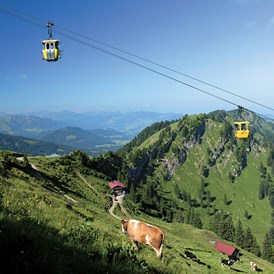 Veranstaltungen im Oberallgäu: Sonnenuntergangsfahrten mit der Hochgratbahn im Allgäu - Sonnenuntergangsfahrten 2023 mit der Hochgratbahn im Allgäu