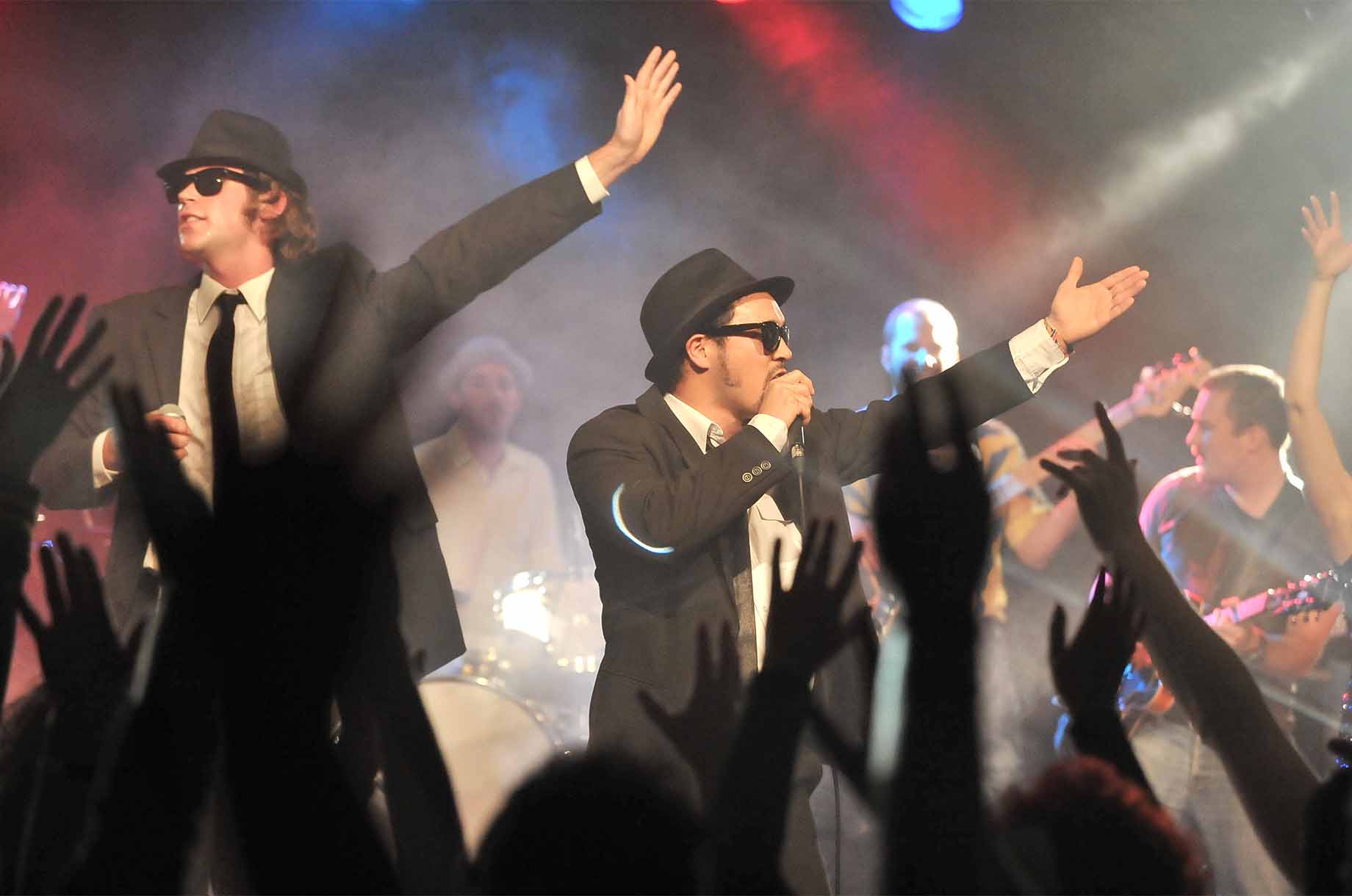 Hotels und Ferienwohnungen im Oberallgäu - Kempten - Jazzfrühling in Kempten präsentiert  Bluesbrothers - Jazzfrühling in Kempten 2026 im Allgäu 