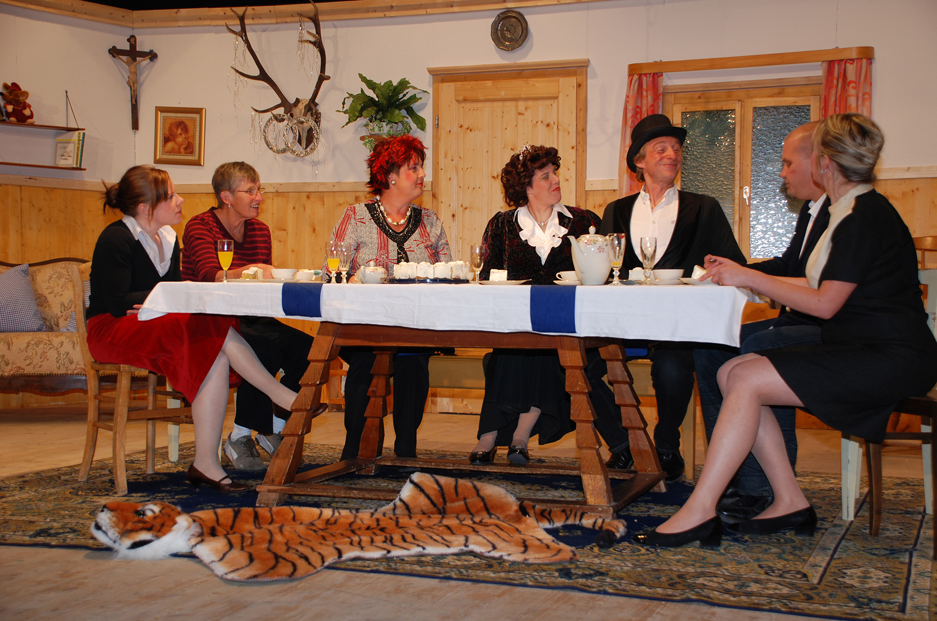 Hotels und Ferienwohnungen im Oberallgäu - Bauerntheater in Ofterschwang: Brandner Kaspar - Bild stammt von früherer Veranstaltung - Der Brandner Kaspar - Mundarttheater in Ofterschwang 