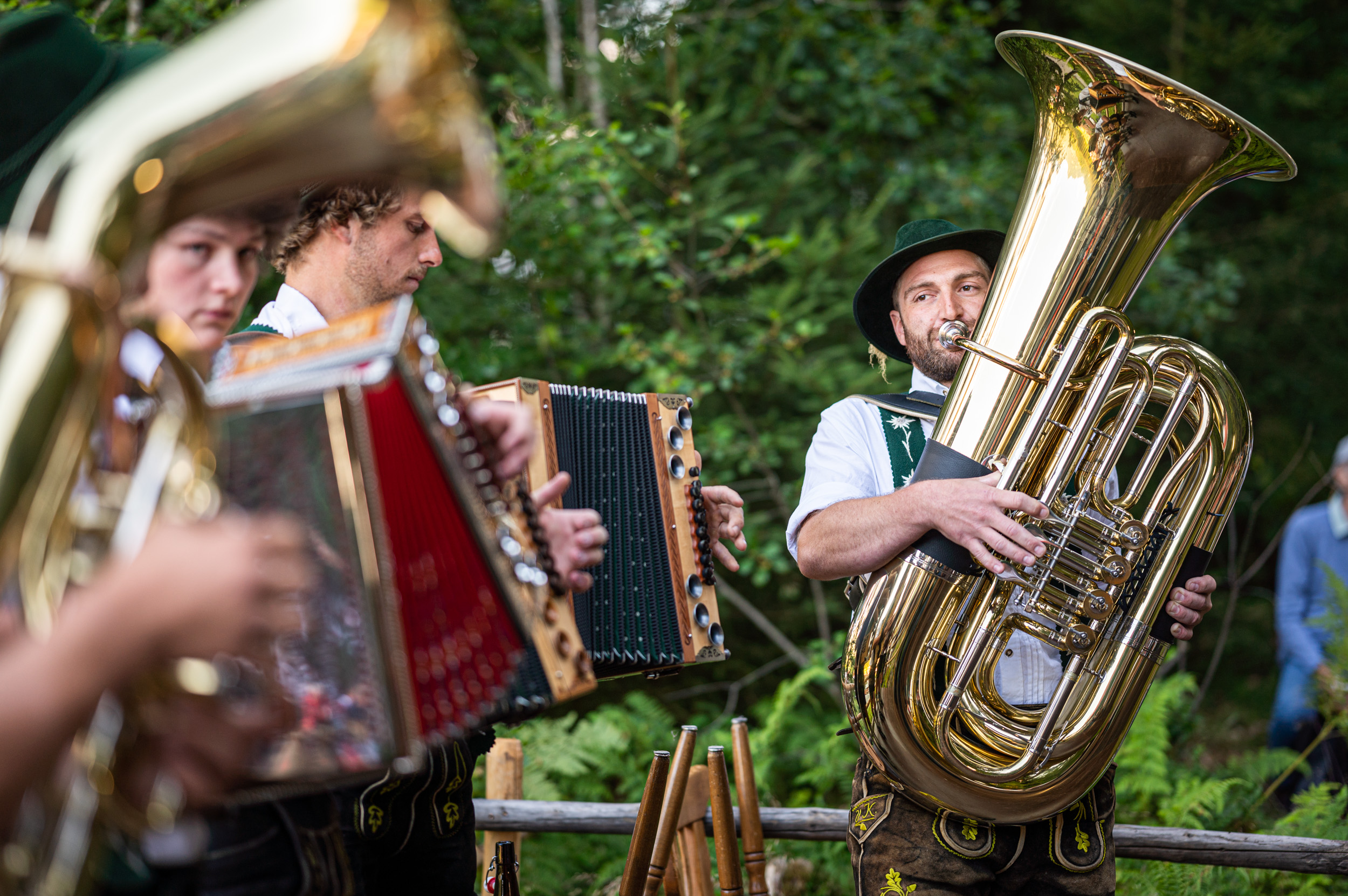 Hotels und Ferienwohnungen im Oberallgäu - Deutschland - Sommerserenade am Pavillon in Langenwang im Allgäu - Sommerserenade 2026 über Langenwang