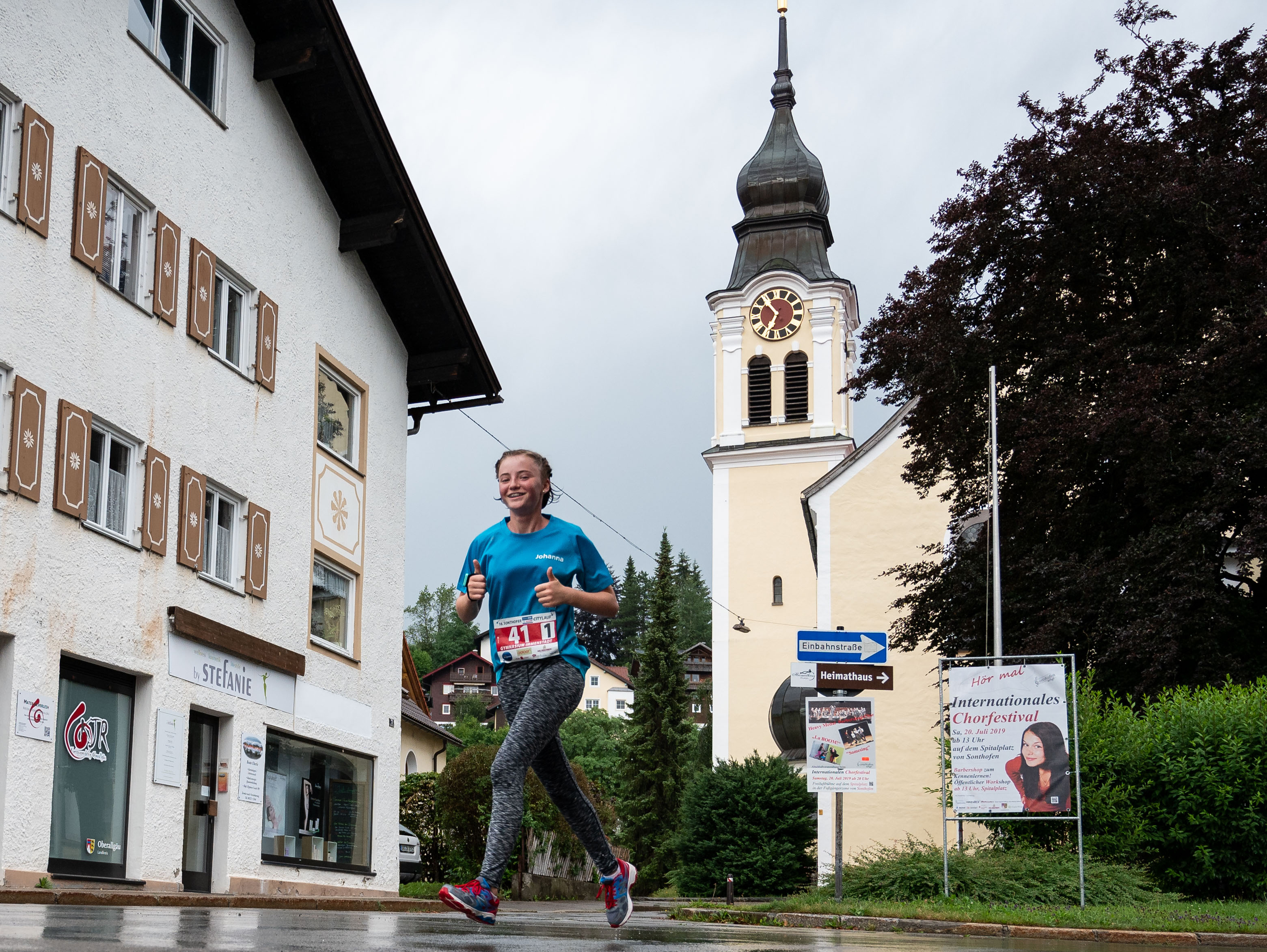 Hotels und Ferienwohnungen im Oberallgäu - Citylauf in Sonthofen im Allgäu - Sonthofer Citylauf 2023