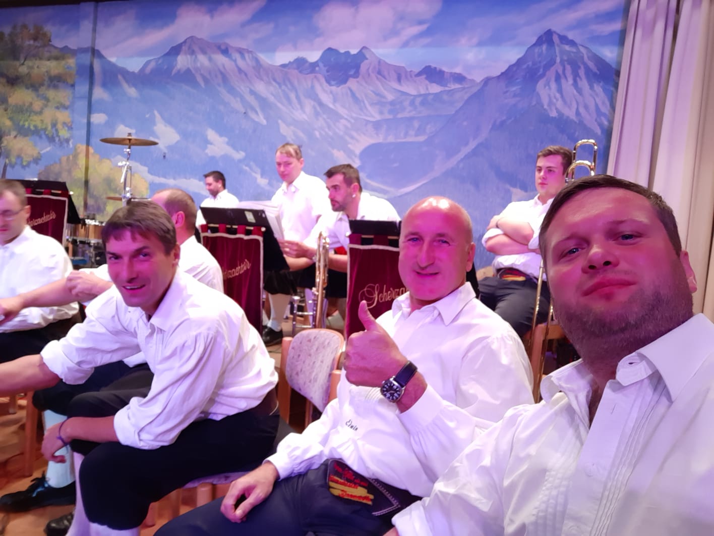 Hotels und Ferienwohnungen im Oberallgäu - Wetter: bei jedem Wetter - Die Scherzachtaler Blasmusik und ihr Böhmischer Traum in der Fiskina Fischen - Die Scherzachtaler in Fischen am 09.10.2026