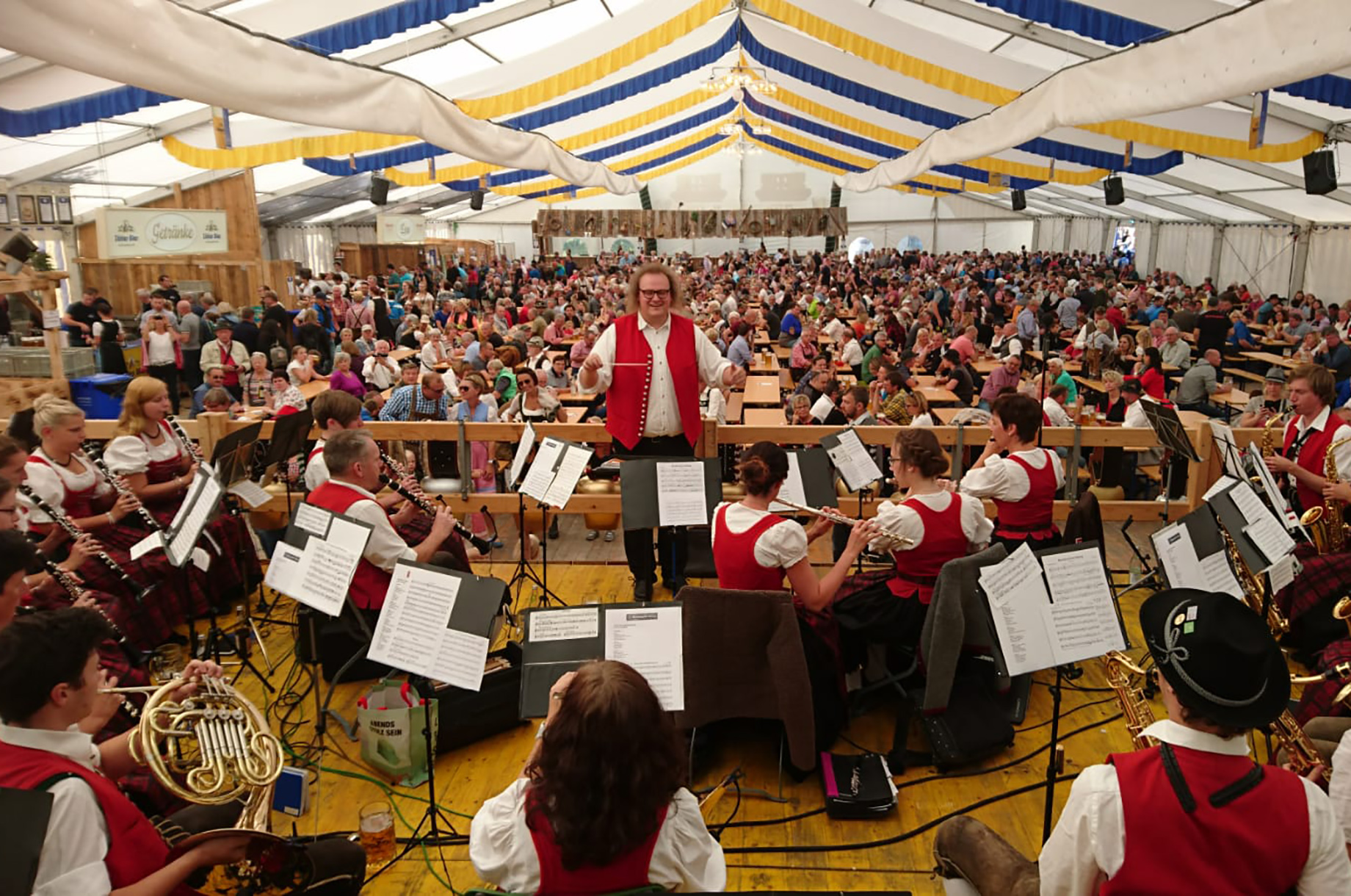 Hotels und Ferienwohnungen im Oberallgäu - Musikkapelle Fischen beim Viehscheid in Obermaiselstein im Allgäu - Viehscheid in Obermaiselstein am 19.09.2026