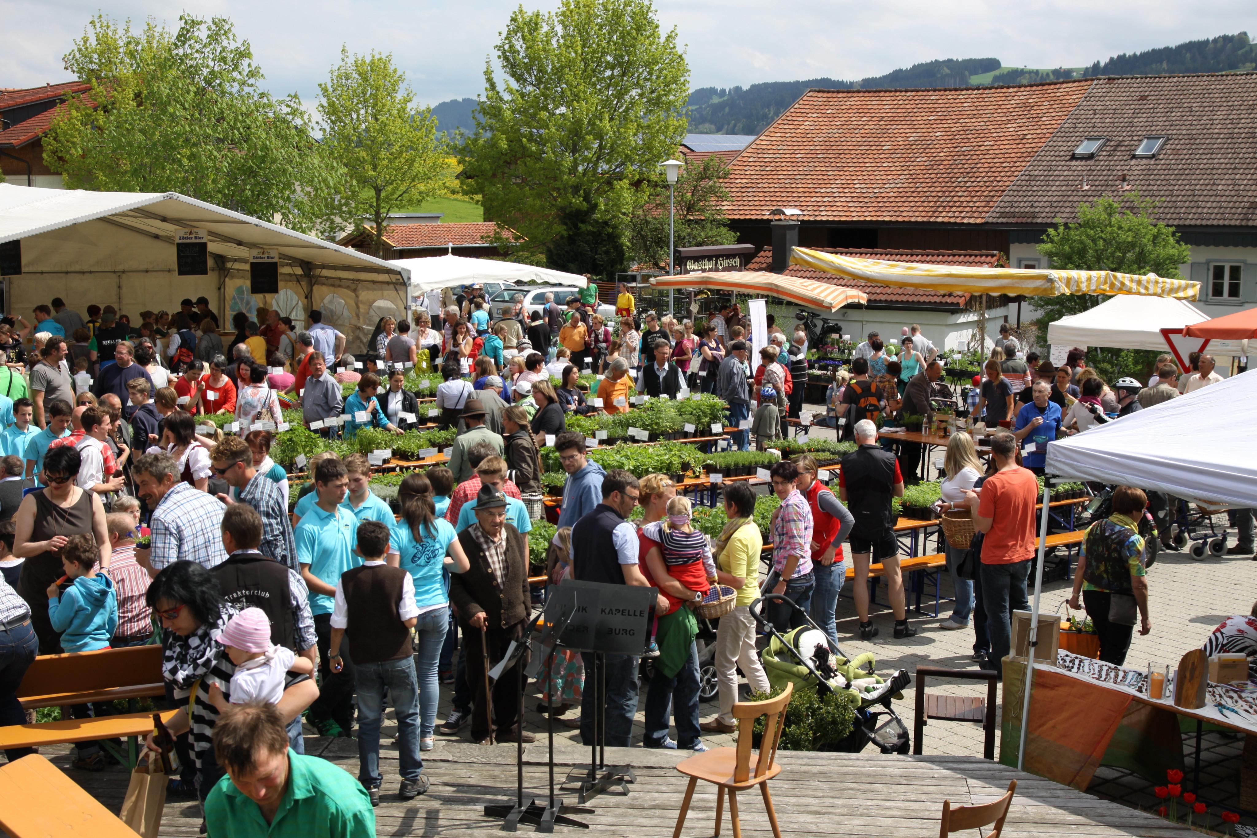 Veranstaltungen im Oberallgäu:  Kräutermarkt in Vorderburg - Kräutermarkt in Rettenberg / Vorderburg im Allgäu