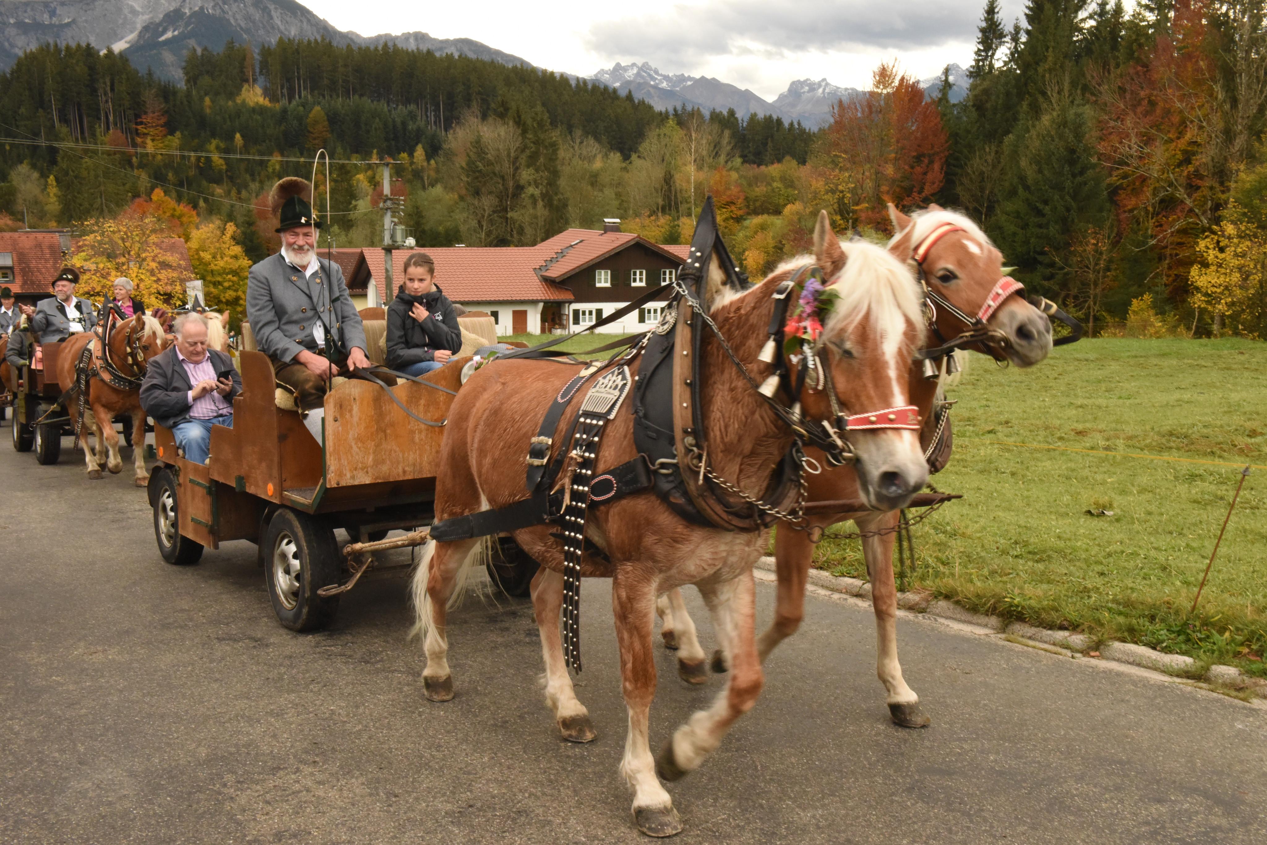 Veranstaltungen im Oberallgäu: Wendelinusritt von Fischen nach Bolsterlang - Untermühlegg - Wendelinusritt 2025 nach Bolsterlang / Untermühlegg