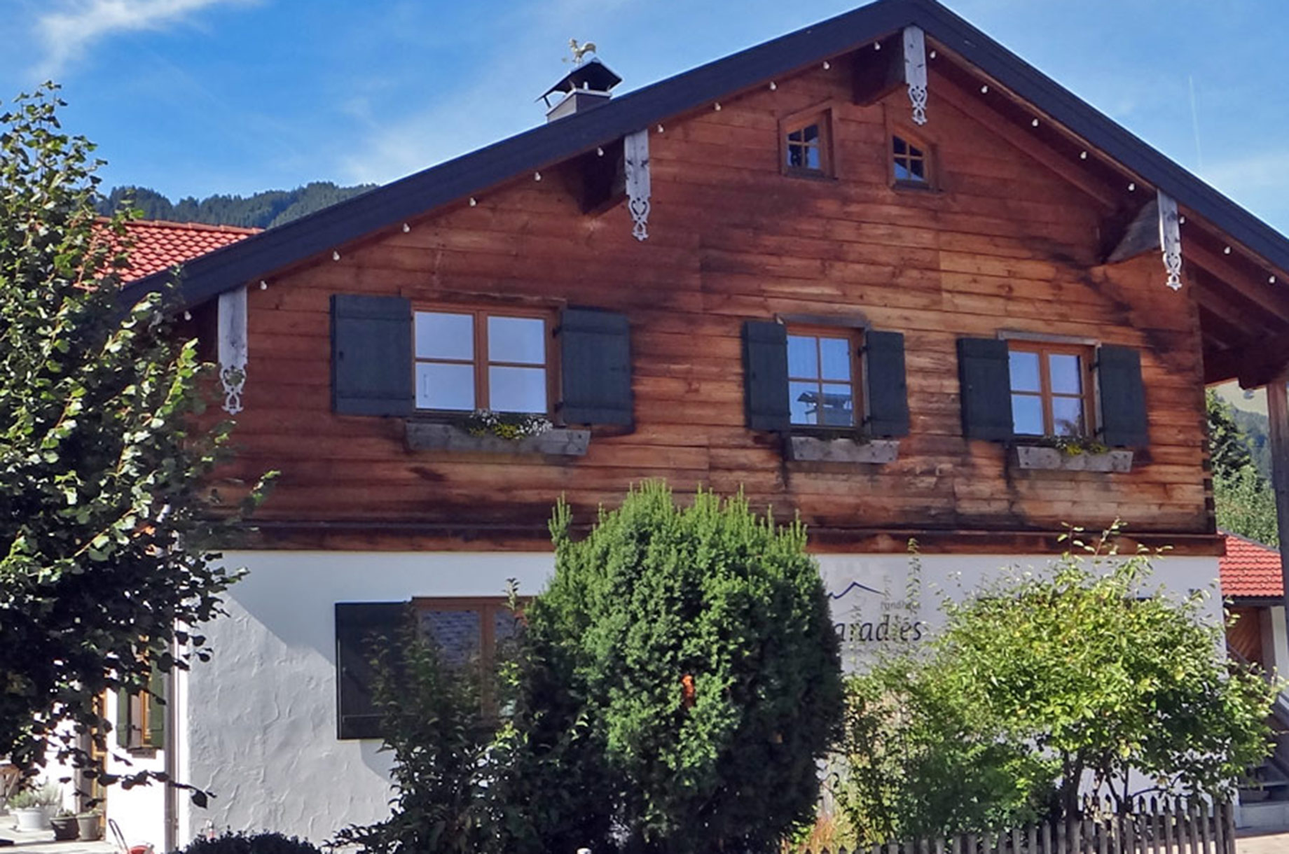 Hotels und Ferienwohnungen im Oberallgäu - Reisegrund: Familienurlaub - Bolsterlang - Landhaus Paradies - Ferienwohnungen in Bolsterlang - Landhaus Paradies - Ferienwohnungen in Bolsterlang