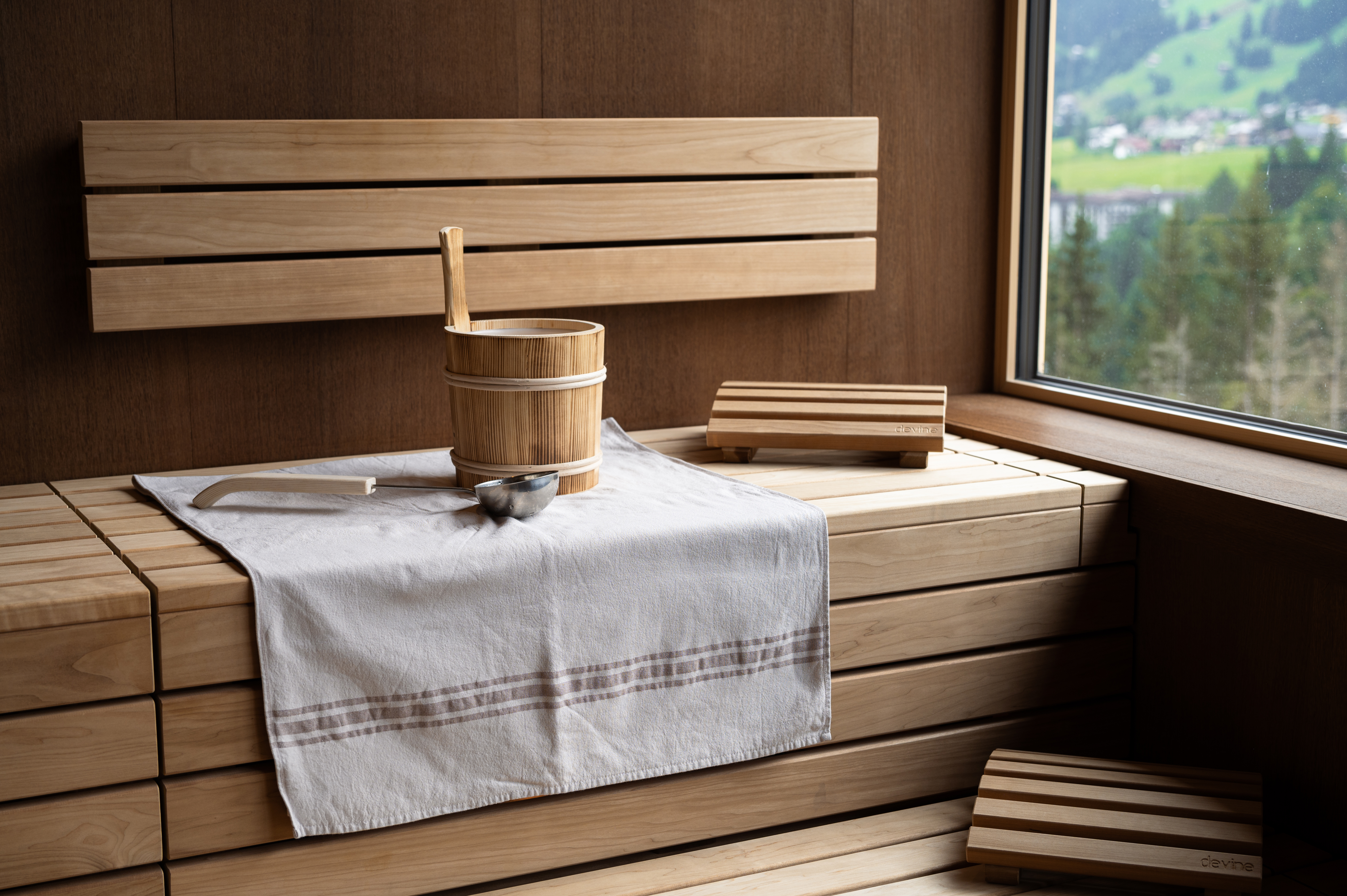 Unterkunft im Allgäu: Bio Sauna - 4****S Hotel Erlebach in Riezlern