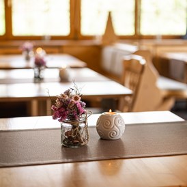 Gastgeber im Oberallgäu: Restaurantbereich Hotel Frohsinn - Wohlfühlhotel Frohsinn in Fischen im Allgäu