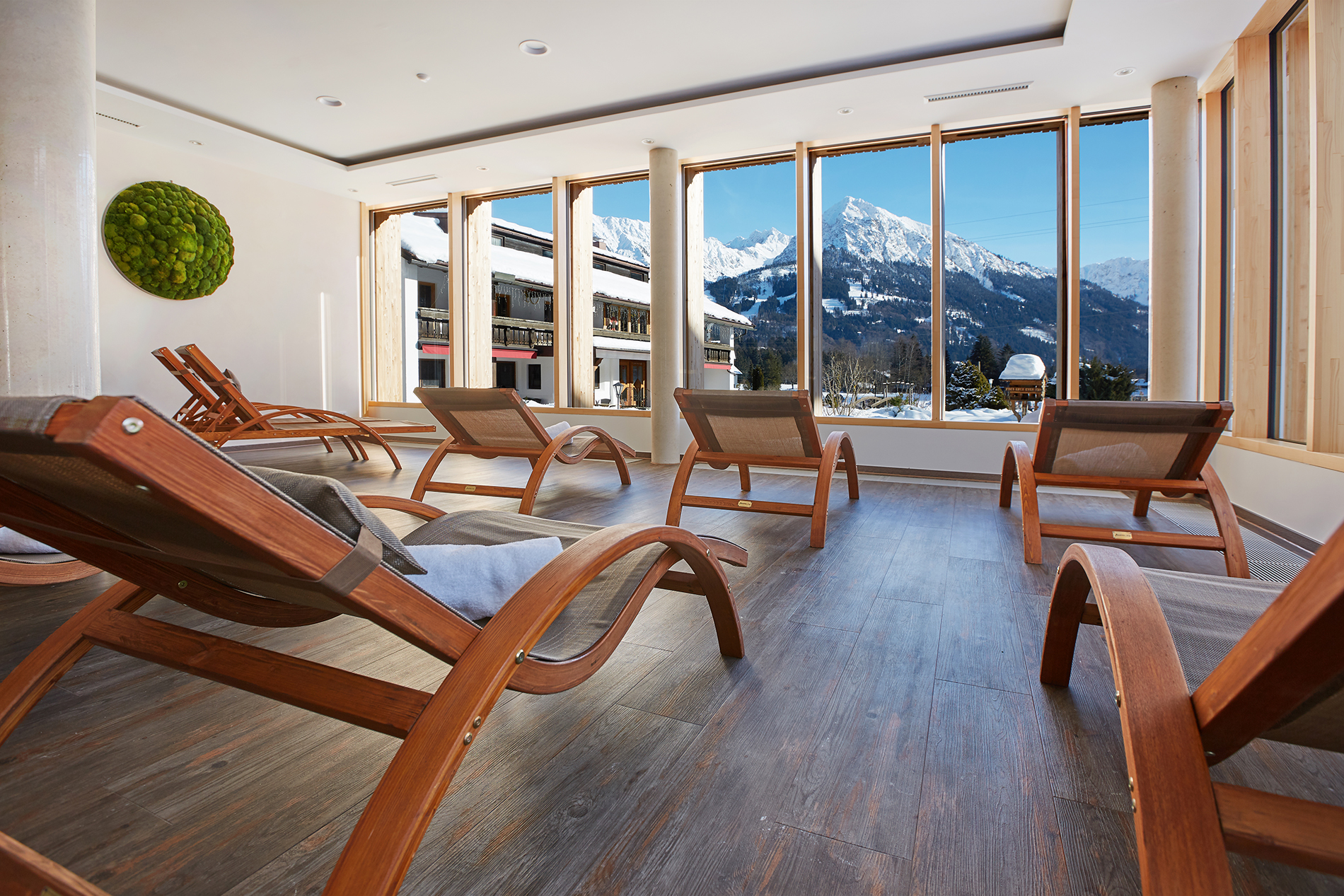 Unterkunft im Allgäu: Ruheraum mit Aussicht - Wohlfühlhotel Frohsinn in Fischen im Allgäu