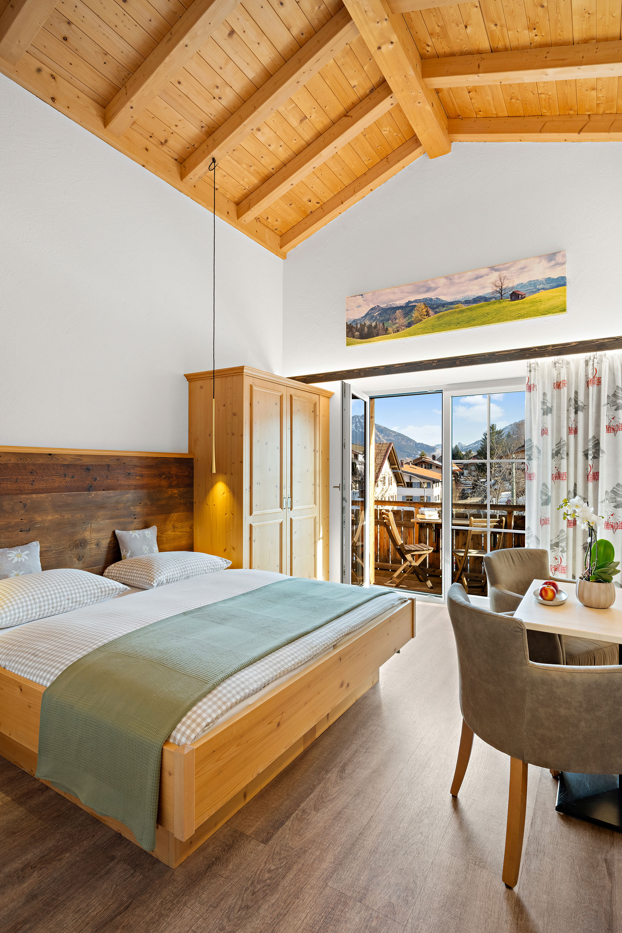 Hotels und Ferienwohnungen im Oberallgäu - Familienzimmer mit Galerie - Hotel Bergsonne Allgäu
