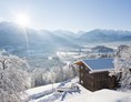 Unterkunft im Allgäu: Der beste Blick auf Oberstdorf im Winter - Der Jägersberg | Luxusurlaub im Allgäu