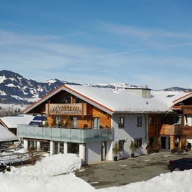 Unterkunft im Allgäu: Alpin Hotel  bichl 761 im Winterkleid - Alpin Hotel bichl 761