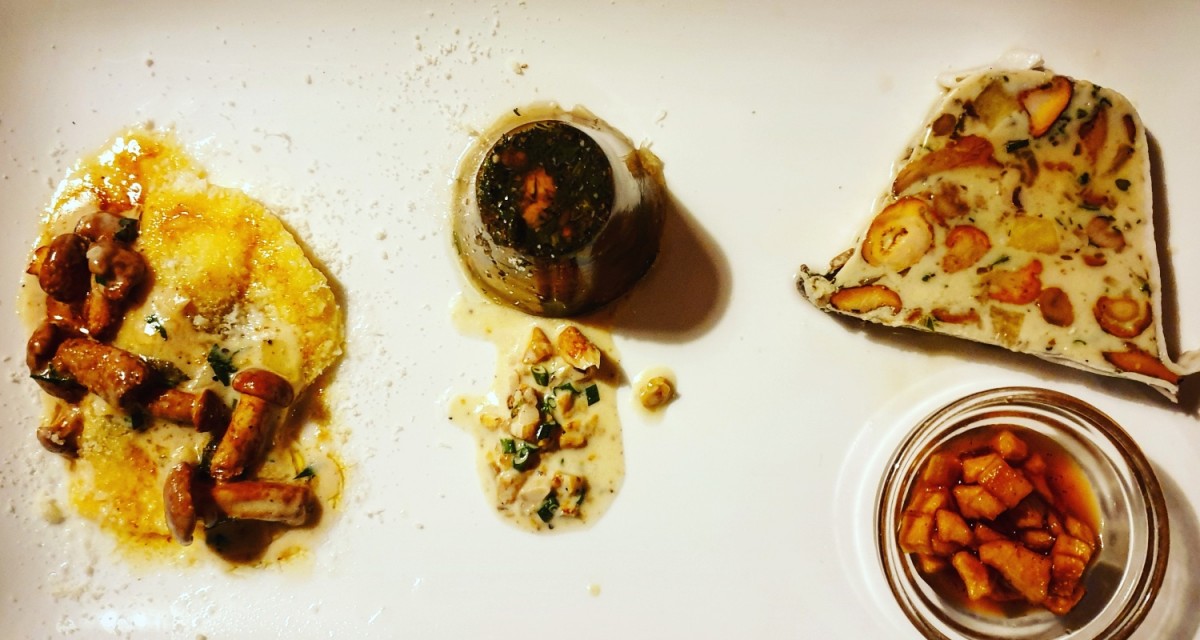 Restaurants im Oberallgäu: Dreierlei vom Pfifferling - Gasthaus Obere Mühle - Restaurant in Bad Hindelang im Allgäu