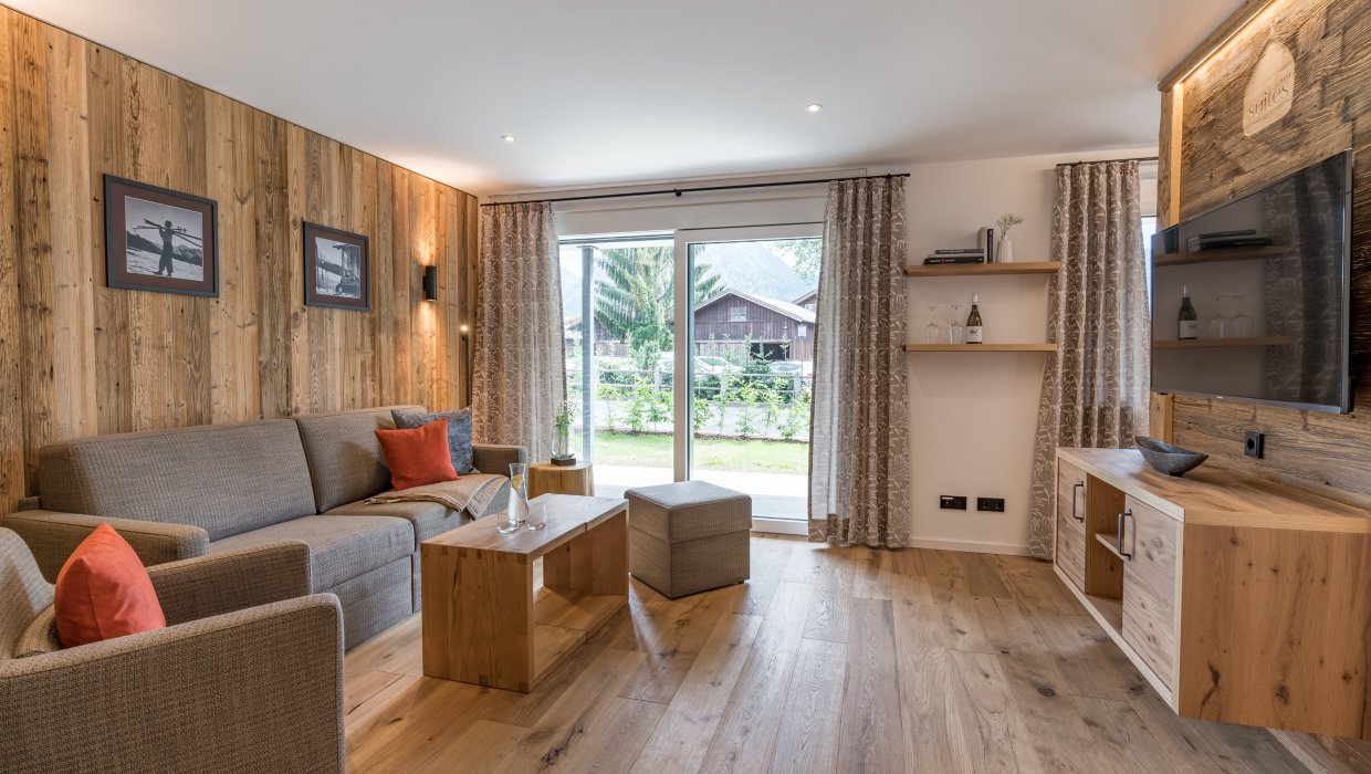 Unterkunft im Allgäu: Dorf Suites - Ferienwohnungen in Oberstdorf im Allgäu - Dorf Suites - natürlich mit Stil