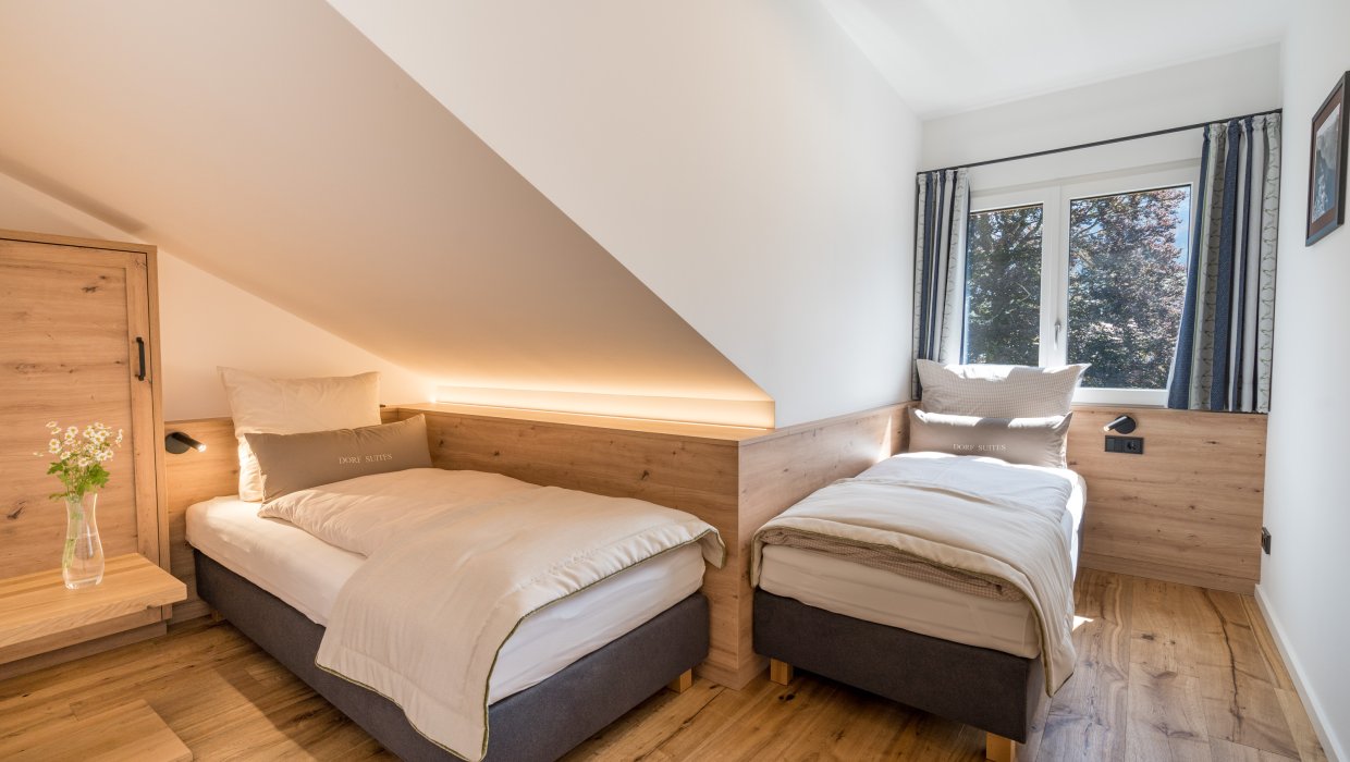 Unterkunft im Allgäu: Dorf Suites - Ferienwohnungen in Oberstdorf im Allgäu - Dorf Suites - natürlich mit Stil