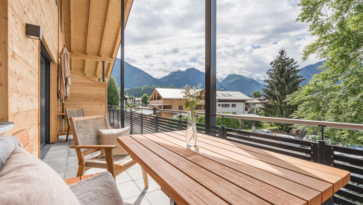 Unterkunft im Allgäu: Dorf Suites - Ferienwohnungen in Oberstdorf im Allgäu - Dorf Suites - natürlich mit Stil