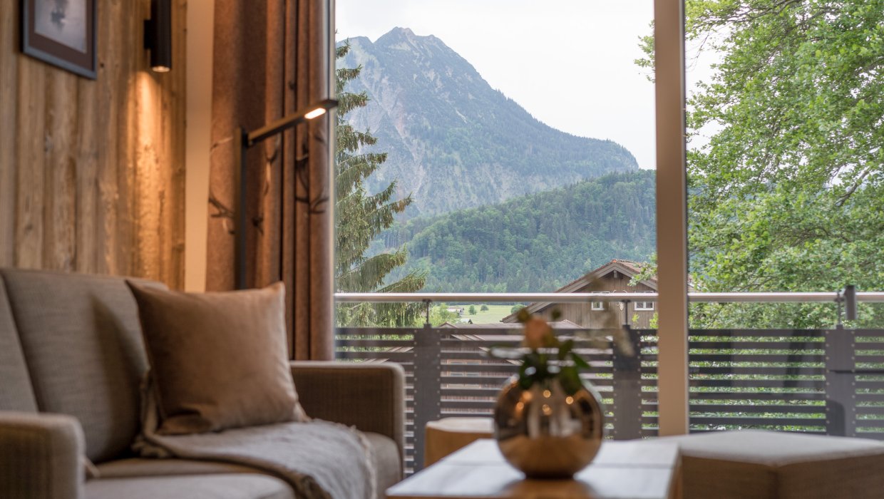 Unterkunft im Allgäu: Dorf Suites - Ferienwohnungen in Oberstdorf im Allgäu - Dorf Suites - natürlich mit Stil