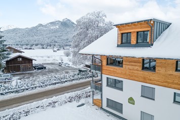 Unterkunft im Allgäu: Blickrichtung zu den Öschwiesen - Dorf Suites - natürlich mit Stil