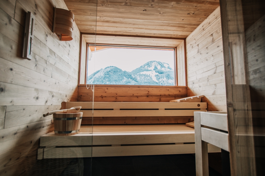 Unterkunft im Allgäu: Ferienwohnungen im Allgäu - Familie Scholl in Bad Hindelang  - Ferienwohnungen Scholl - private Sauna oder Infrarotkabine