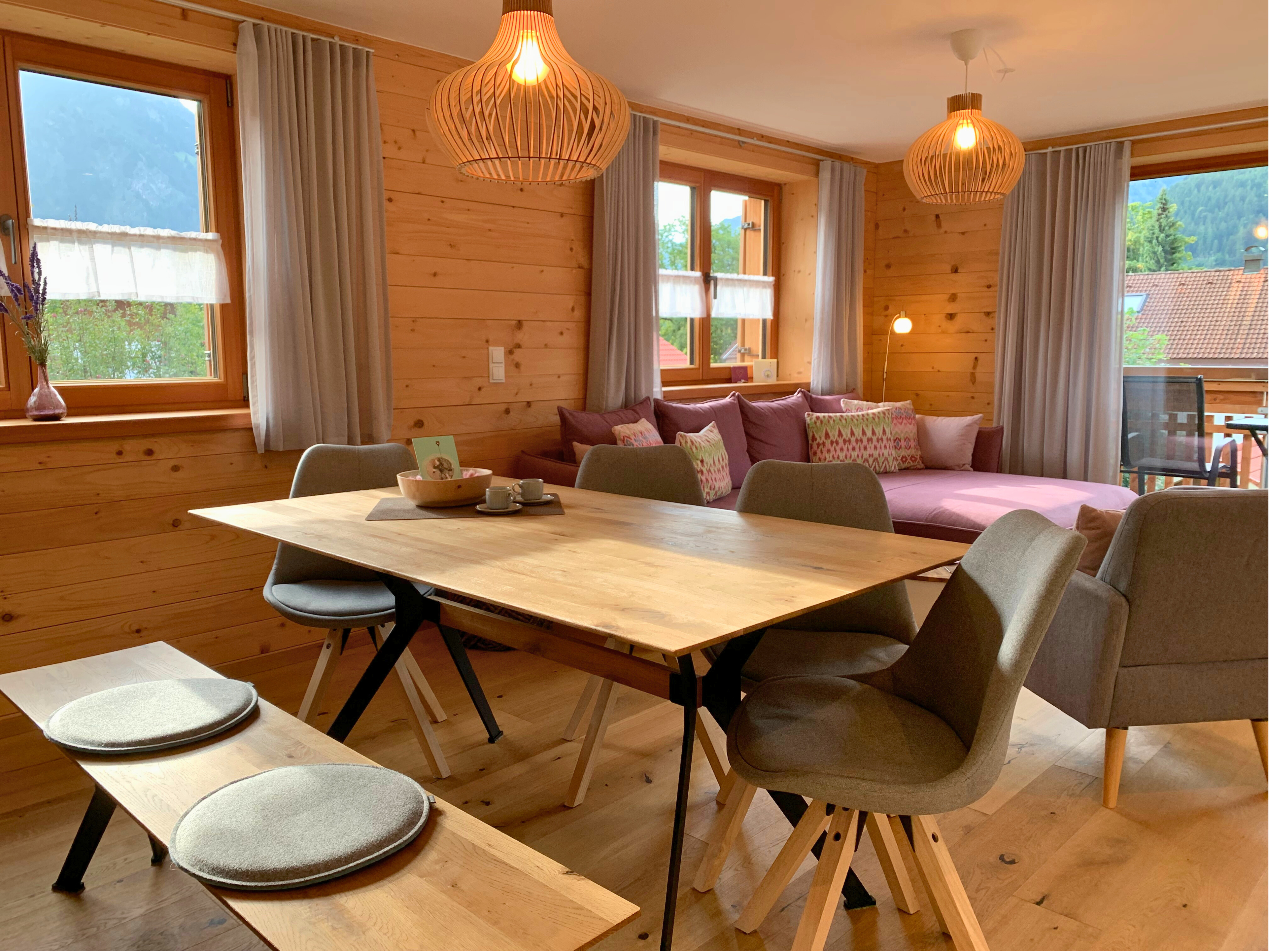 Unterkunft im Allgäu: Ferienwohnungen im Allgäu - Familie Scholl in Bad Hindelang - Ferienwohnungen Scholl - private Sauna oder Infrarotkabine