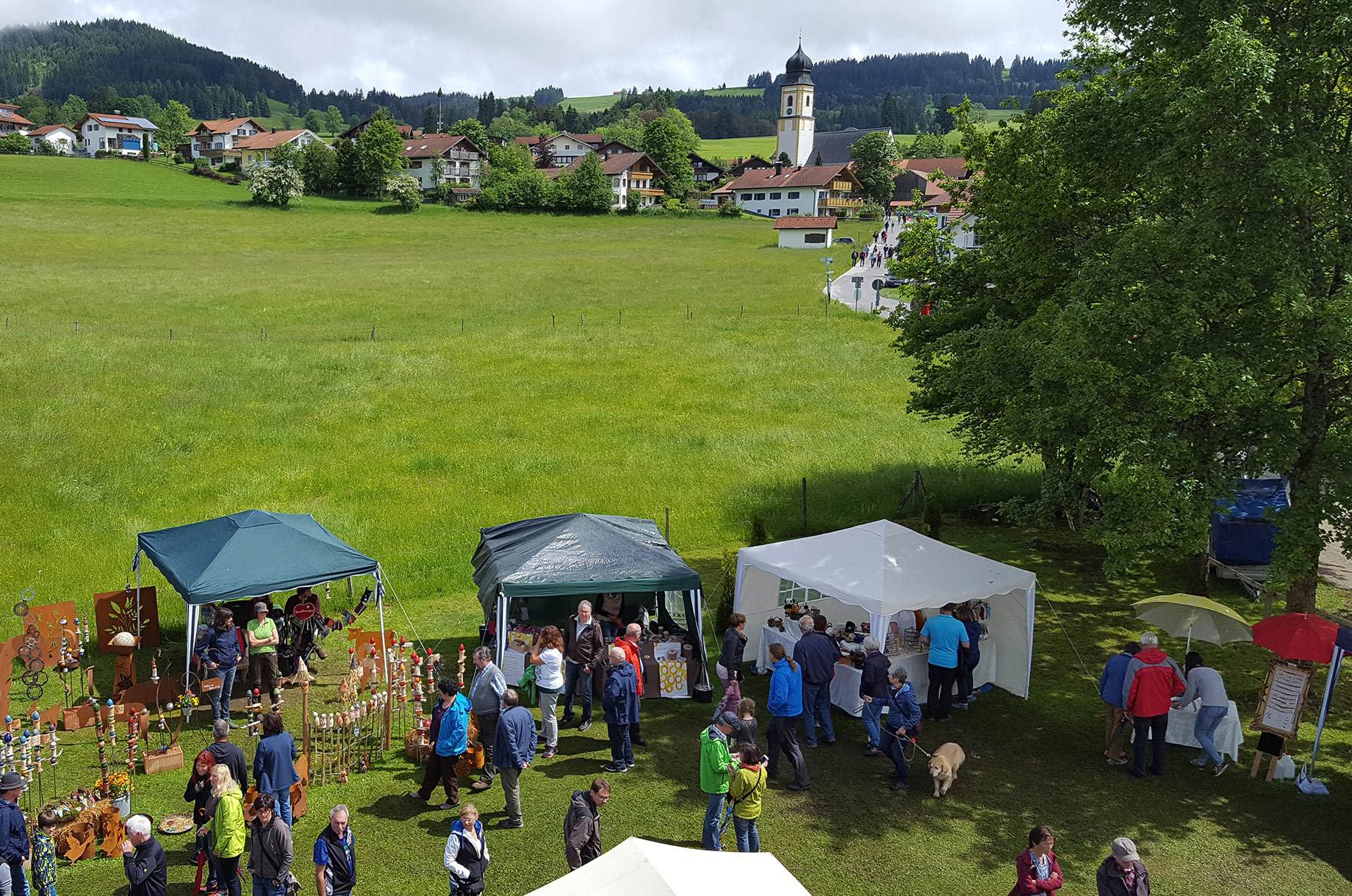 Veranstaltungen im Oberallgäu: Kunst- und Kreativmarkt in Petersthal am Rottachsee - Kreativ- und Kunstmarkt in Petersthal am Rottachsee