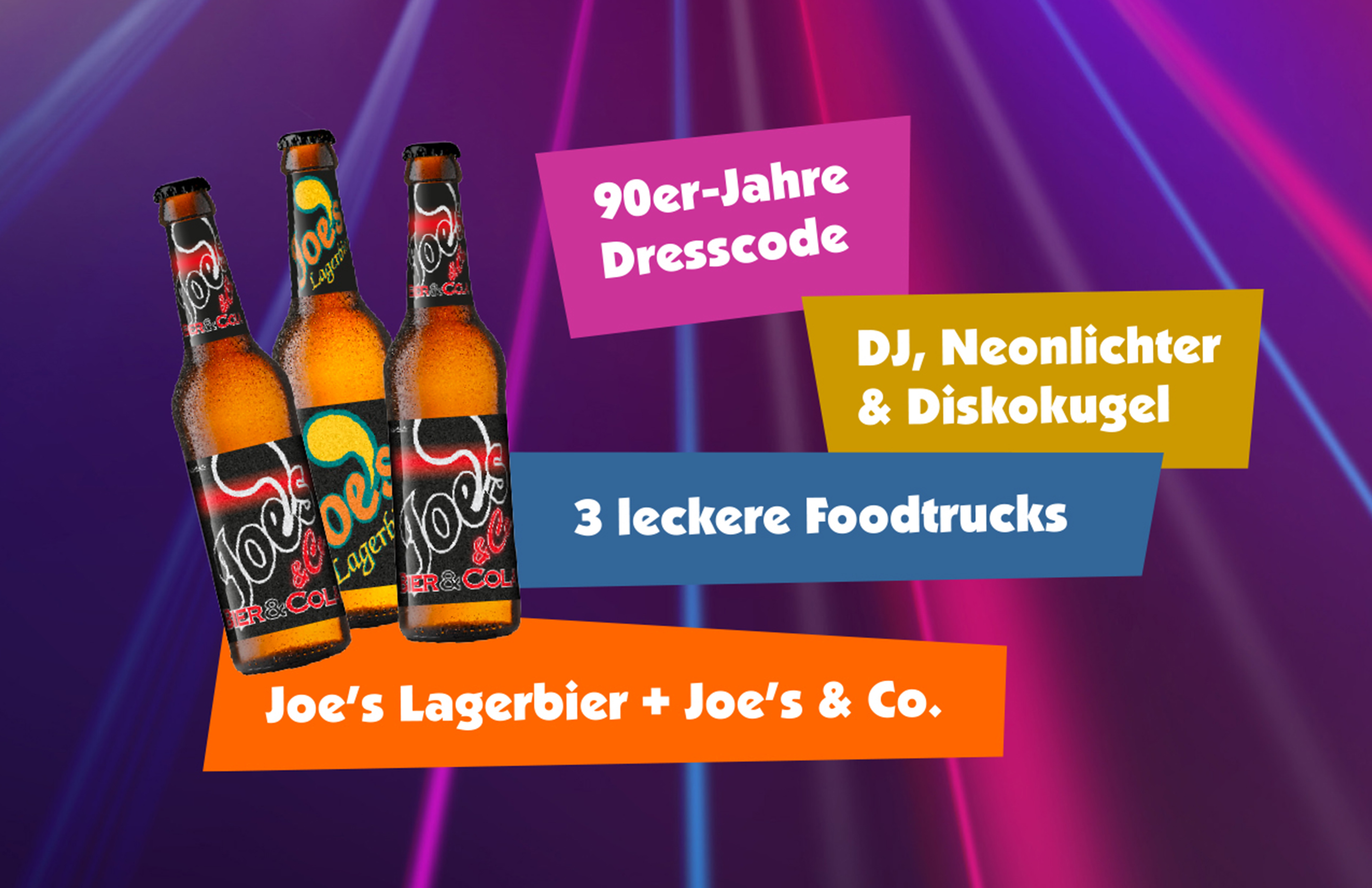Veranstaltungen im Oberallgäu: Joe’s Revival - Die 90’s Motto-Party des Jahres - Zötler Brauerei präsentiert "die" 90’s Motto-Party des Jahres