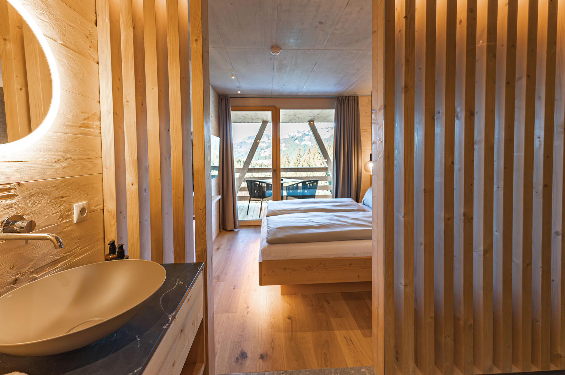 Unterkunft im Allgäu: Wald & Wiesn - Natur-Retreat in Toplage in Balderschwang - Wald & Wiesn - Natur-Retreat in Toplage in Balderschwang