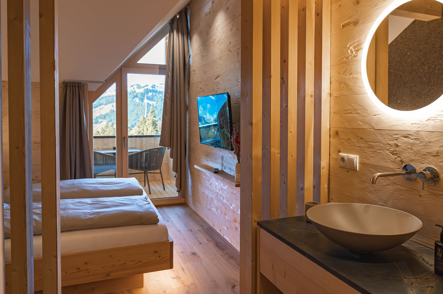 Unterkunft im Allgäu: Wald & Wiesn - Natur-Retreat in Toplage in Balderschwang - Wald & Wiesn - Natur-Retreat in Toplage in Balderschwang