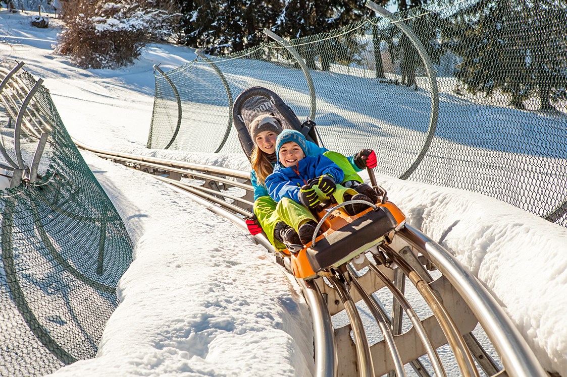 Erlebnisse im Oberallgäu: Alpsee Bergwelt mit Alpsee Coaster im Winter - Alpsee Bergwelt mit Alpsee Coaster im Winter