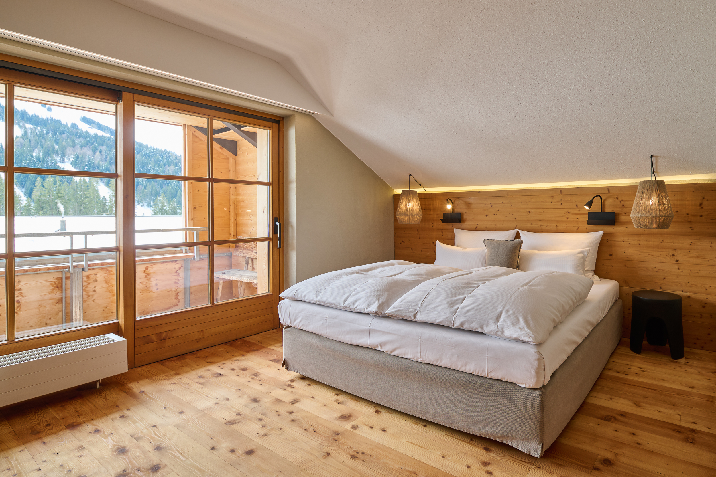 Unterkunft im Allgäu: Unikat-Zimmer Liebesnest - HUBERTUS Mountain Refugio - Balderschwang im Allgäu