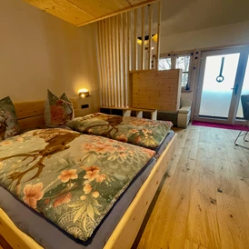 Unterkunft im Allgäu: Apartment #3 Imberger Horn für 1 bis 2 Personen: Schlafbereich - Bäumers Retreat - Apartments in Bad Hindelang