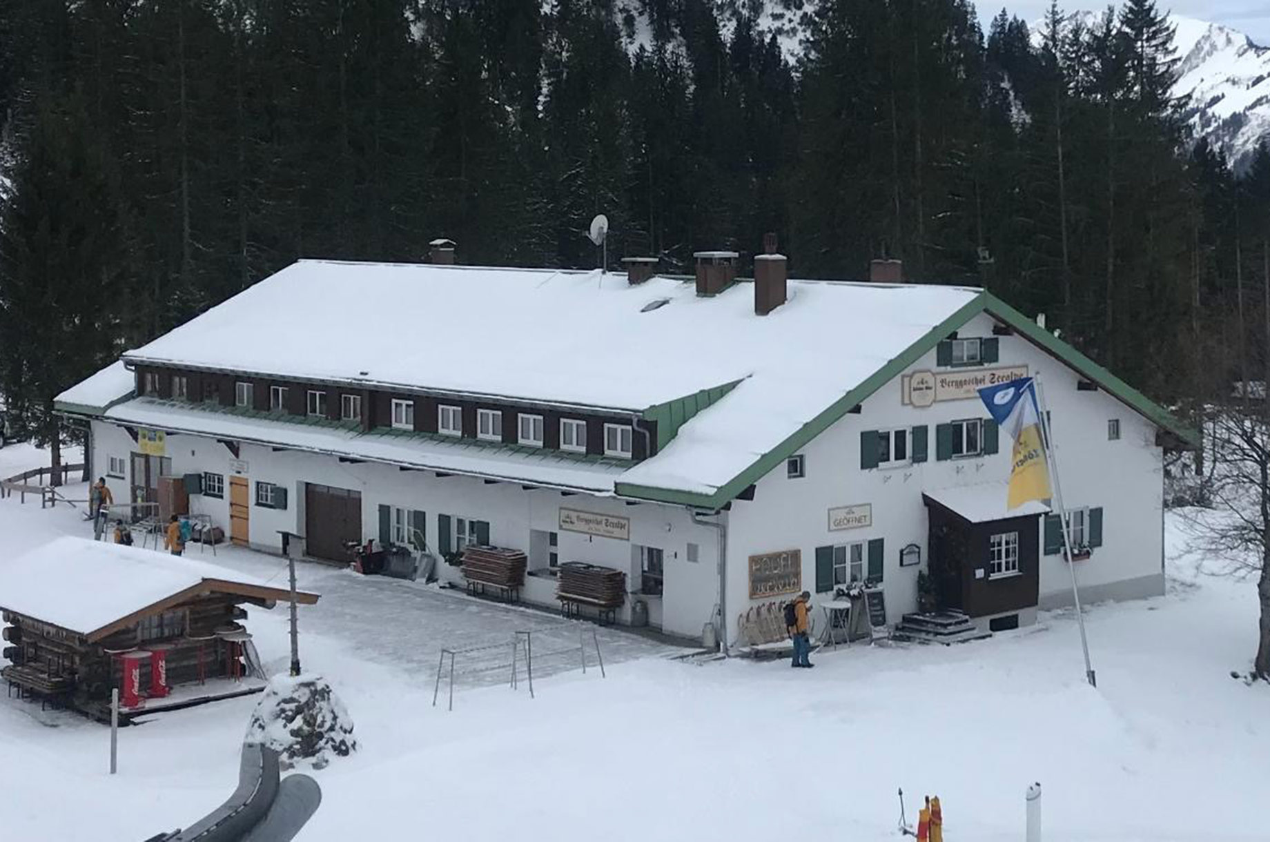 Restaurants im Oberallgäu: Berggasthof Seealpe auf 1.280 Metern am Nebelhorn - Berggasthof Seealpe auf 1.280 Metern über Oberstdorf